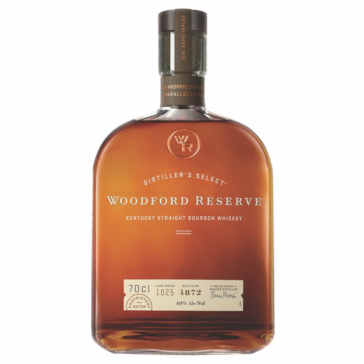 Woodford Reserve Woodford Reserve Kentucky Straight Bourbon Whiskey 700mL Bottle, 700 Millilitre 