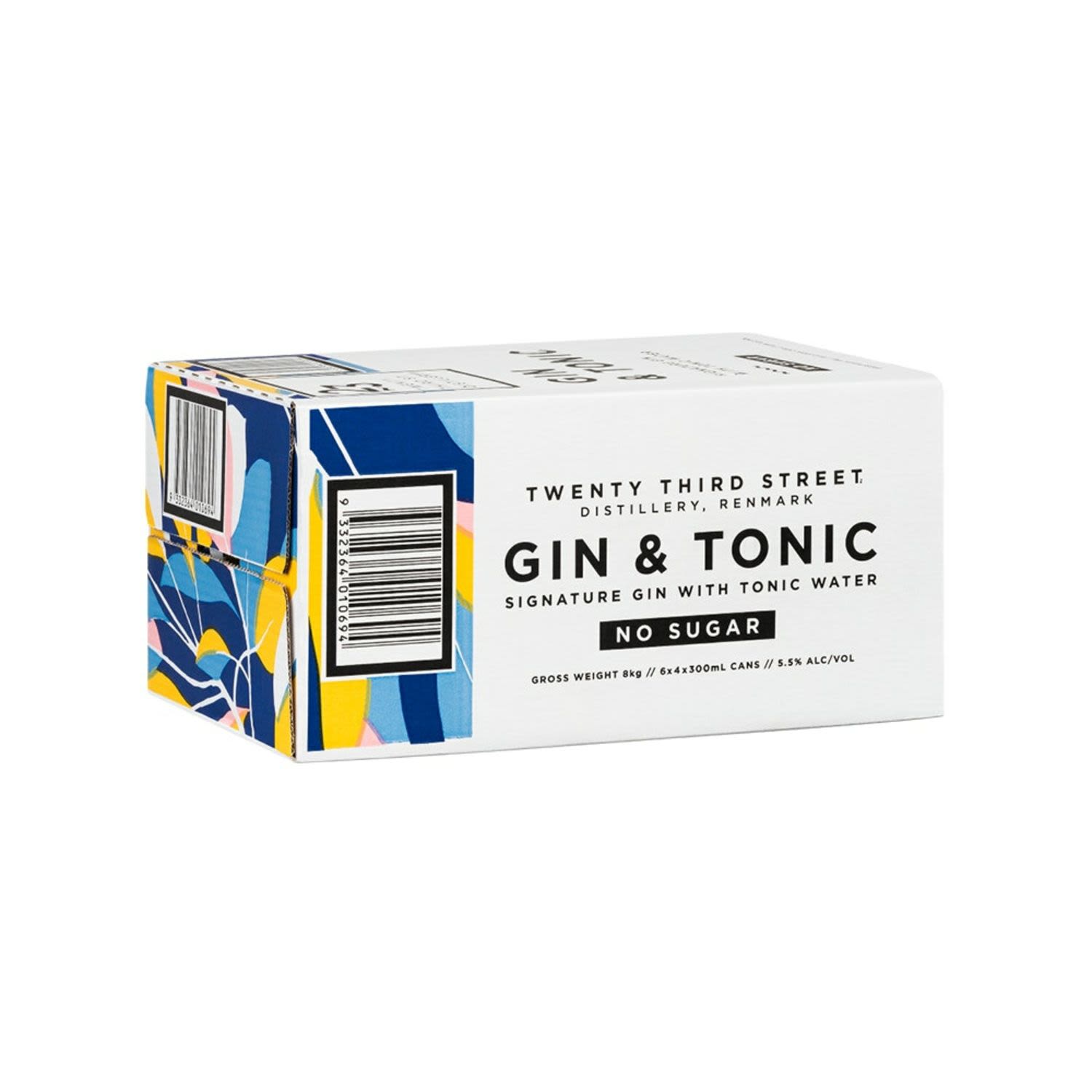 23rd Street Gin & Tonic Can 300mL 24 Pack