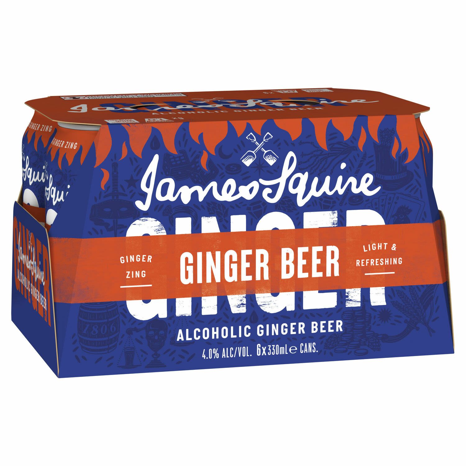 ALCOHOLIC GINGER BEER 330ML