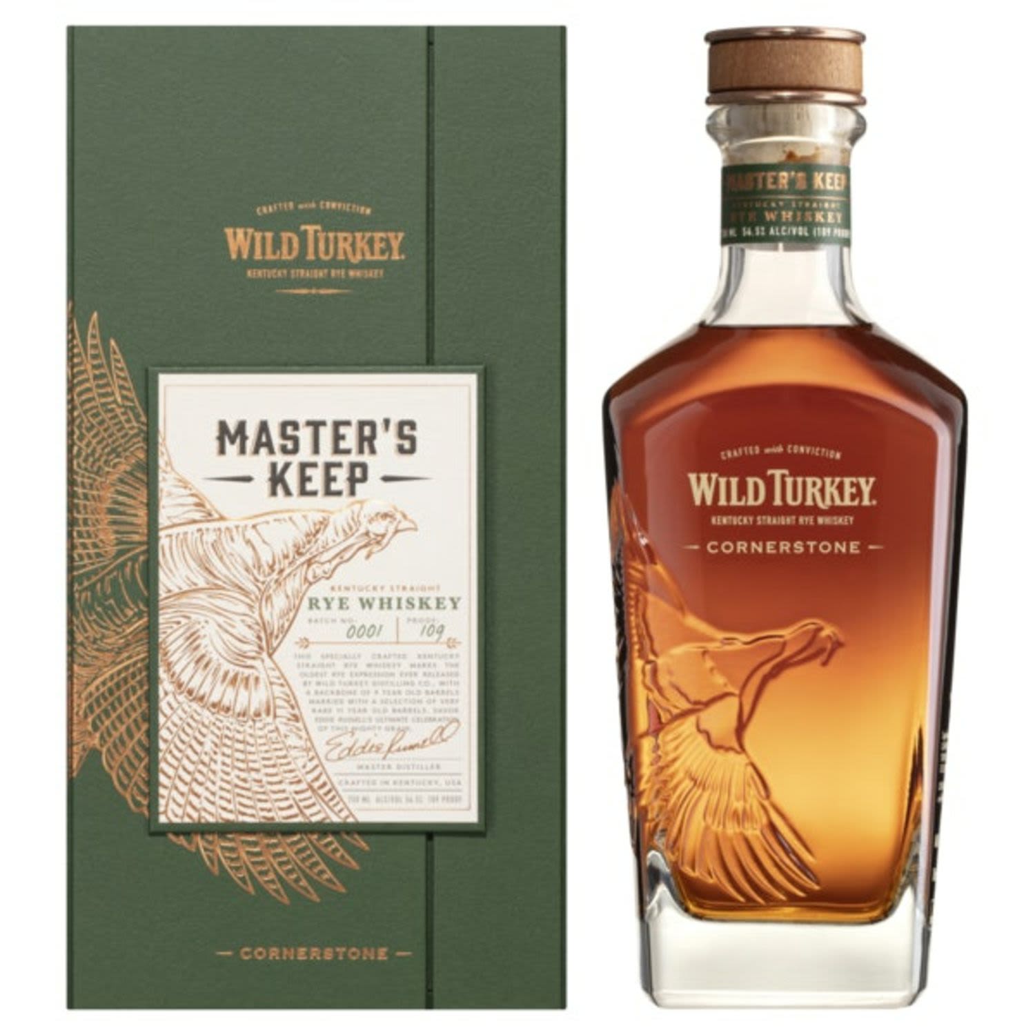 Wild Turkey Master's Keep Cornerstone Rye 750mL Bottle