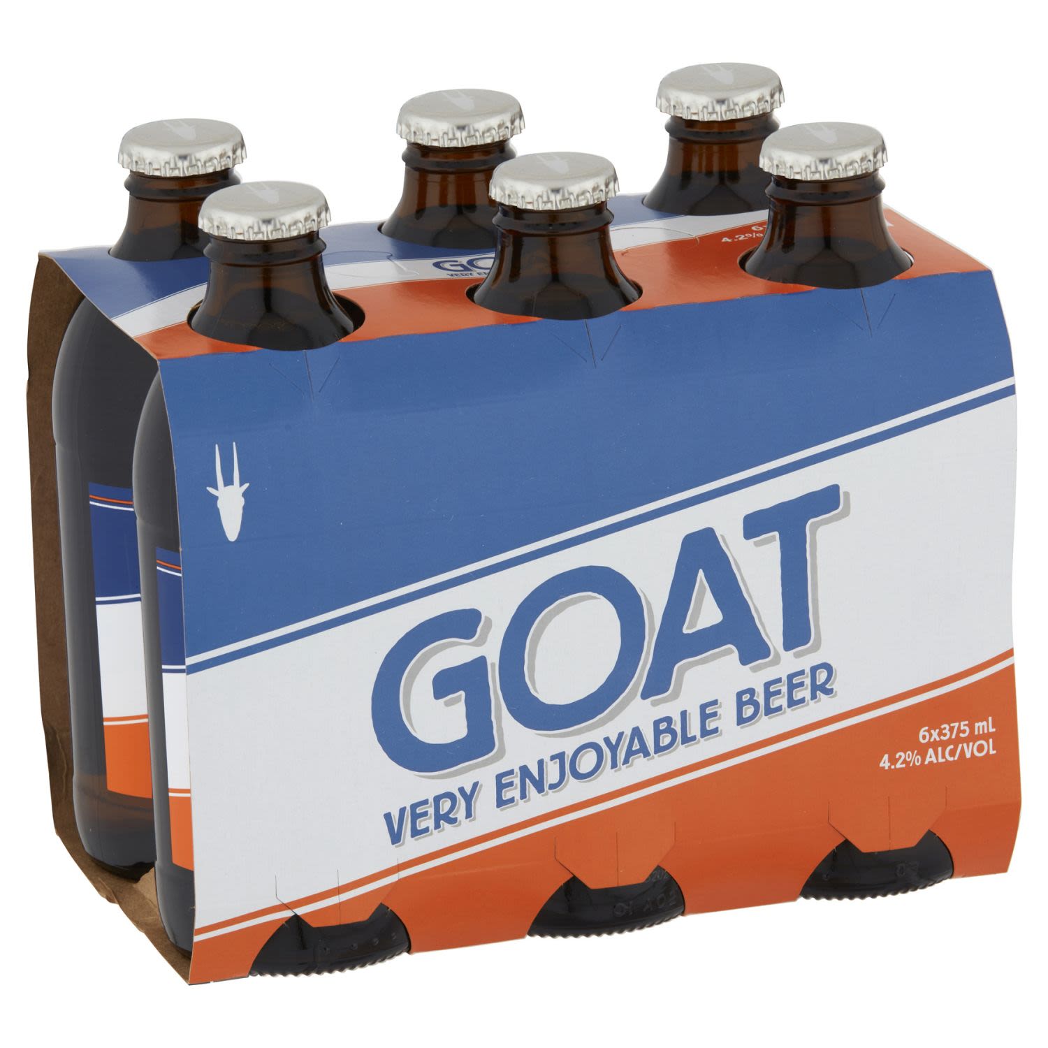 Goat Lager Beer 4.2% Bottle 375mL 6 Pack