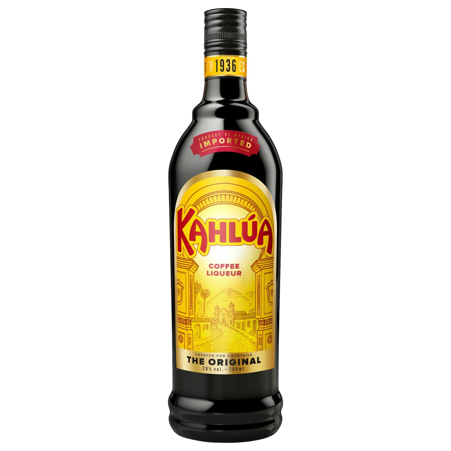 Originating deep in the Yukatan, Kahlua has a flavour as rich and distinct as the region. Kahlua has a vibrant taste and lingering coffee finish. It can be served neat over ice or mixed with milk or cola, and is often used in a variety of cocktails.<br /> <br />Alcohol Volume: 20.00%<br /><br />Pack Format: Bottle<br /><br />Standard Drinks: 11</br /><br />Pack Type: Bottle<br /><br />Country of Origin: Mexico<br />