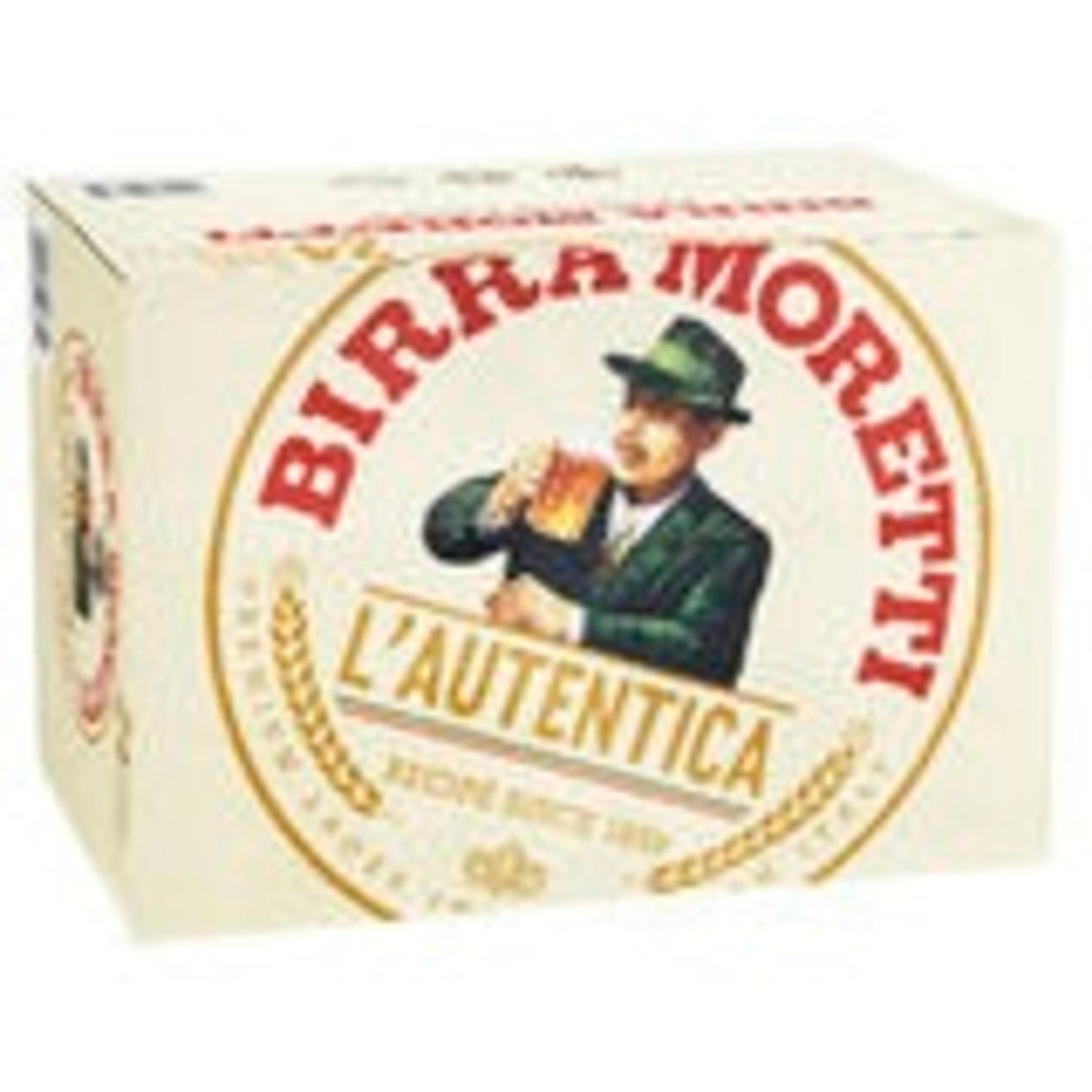 Birra Moretti Lager Bottle 330mL 24 Pack