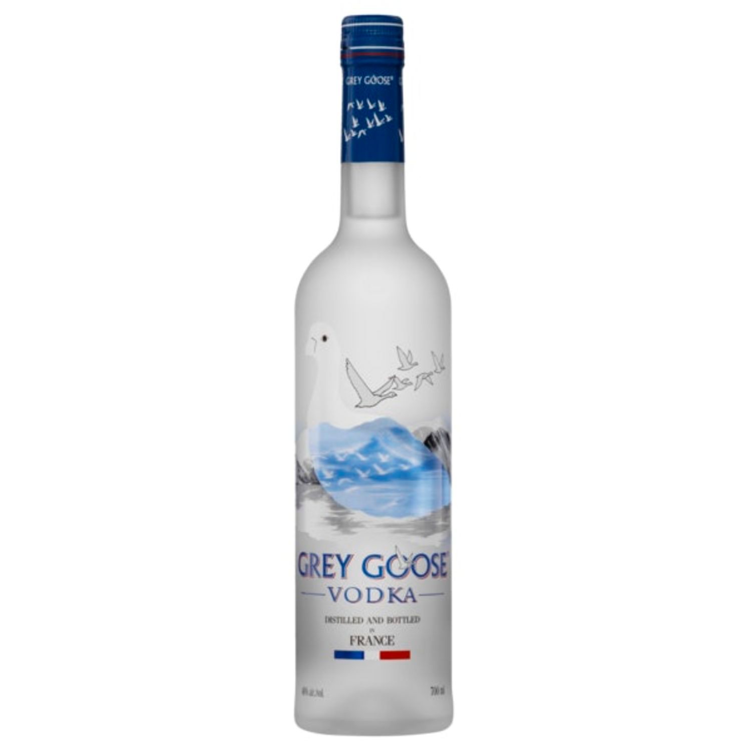 Grey Goose, the 'World's Best Tasting Vodka', as awarded by the Beverage Testing Institute is distilled using the finest French wheat from Picardy (the 'bread basket of France'), and blended with spring water from the Cognac region, making Grey Goose the ultimate premium vodka.<br /> <br />Alcohol Volume: 40.00%<br /><br />Pack Format: Bottle<br /><br />Standard Drinks: 22</br /><br />Pack Type: Bottle<br /><br />Country of Origin: France<br />