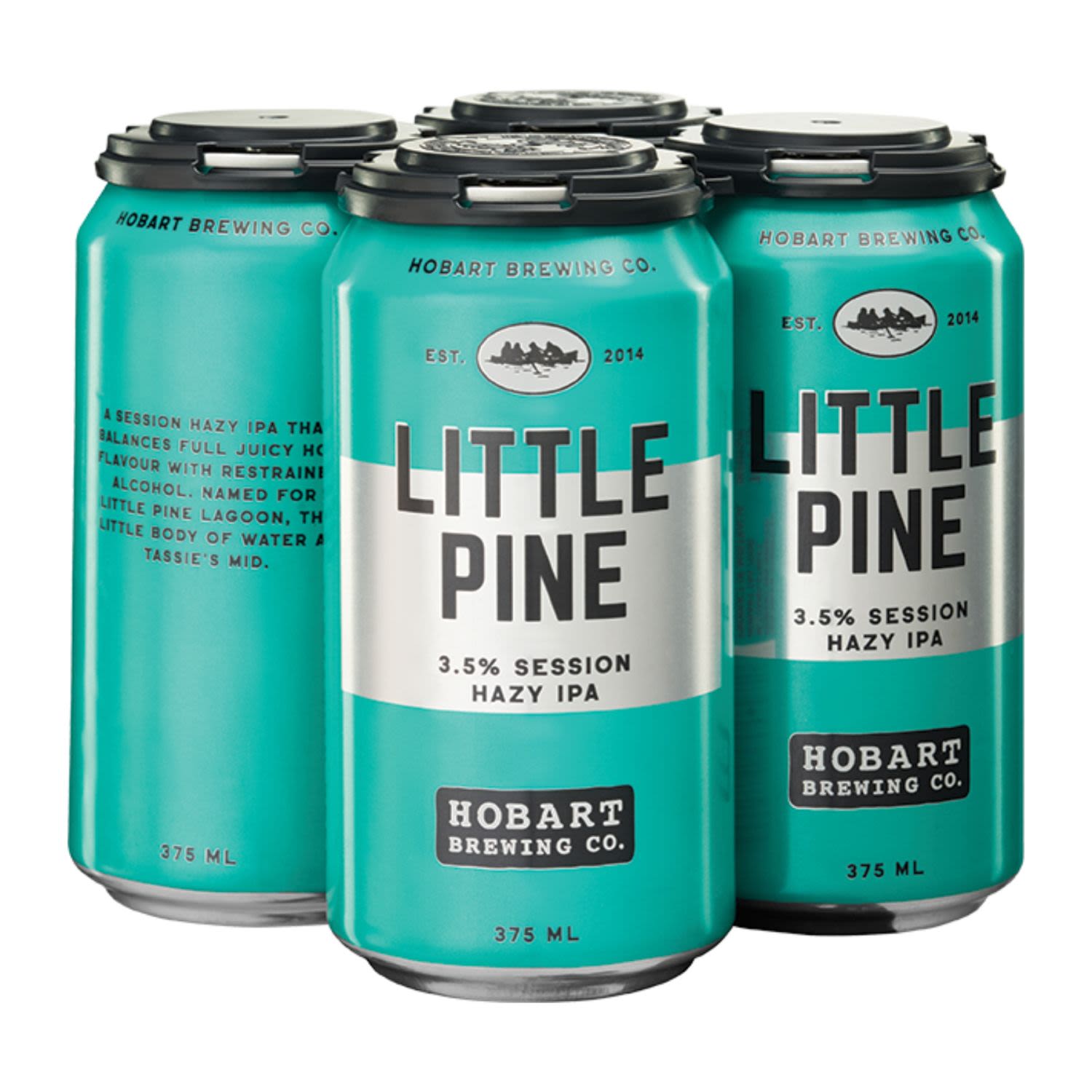 Hobart Brewing Company Little Pine Hazy IPA Can 375mL 4 Pack