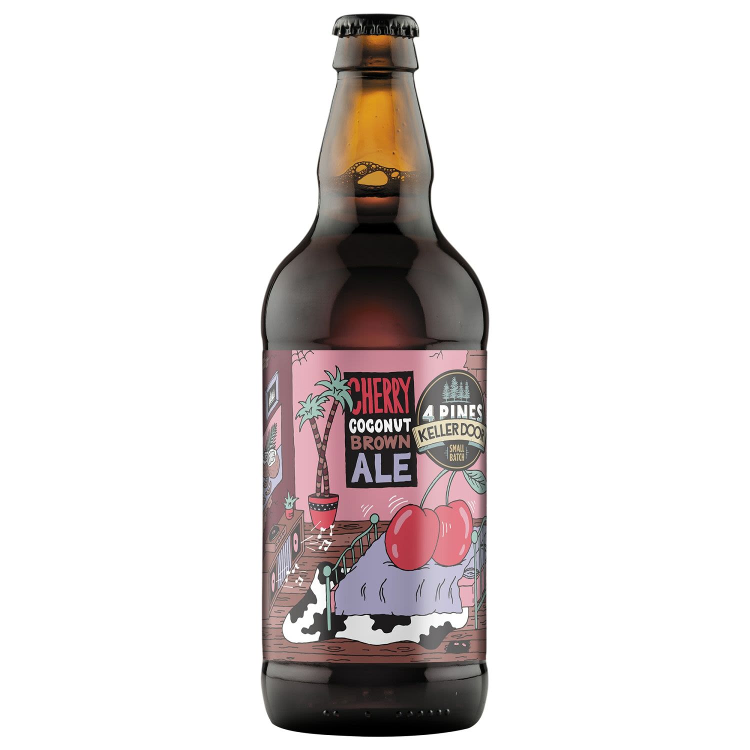 4 Pines Keller Door Cherry Coconut Brown Ale Bottle 500mL