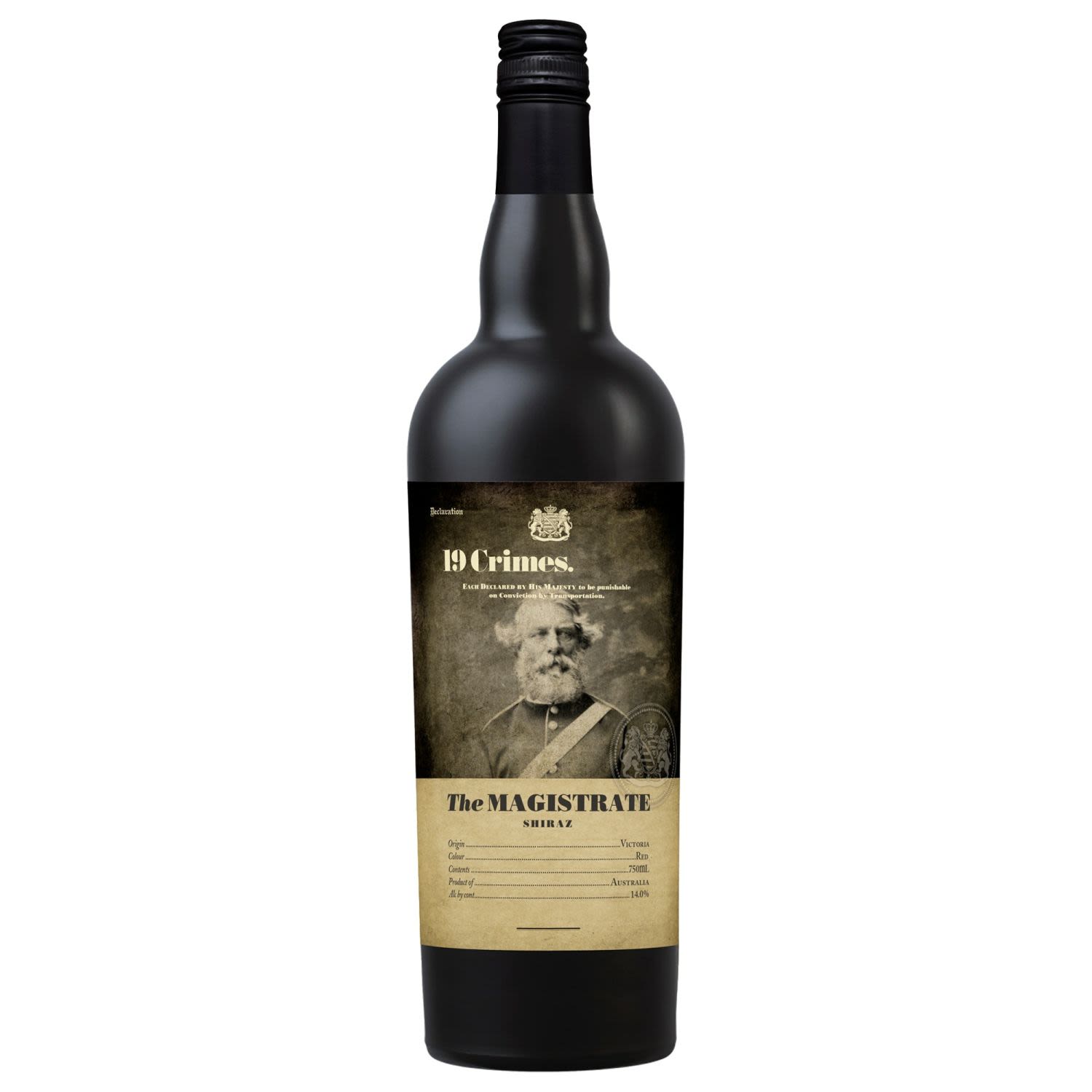 19 Crimes The Magistrate Shiraz 750mL Bottle