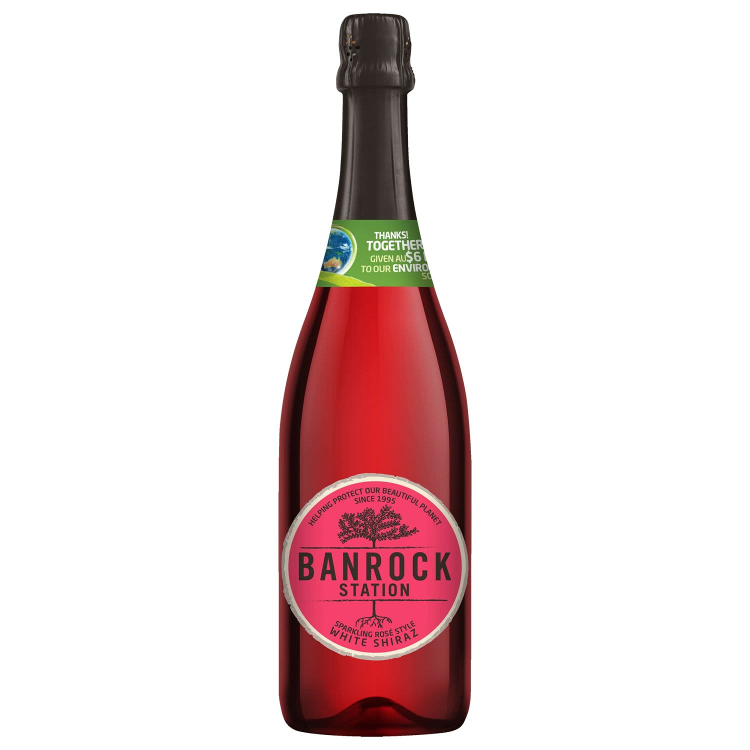 Banrock Station Sparkling Rose Style White Shiraz 750mL Bottle
