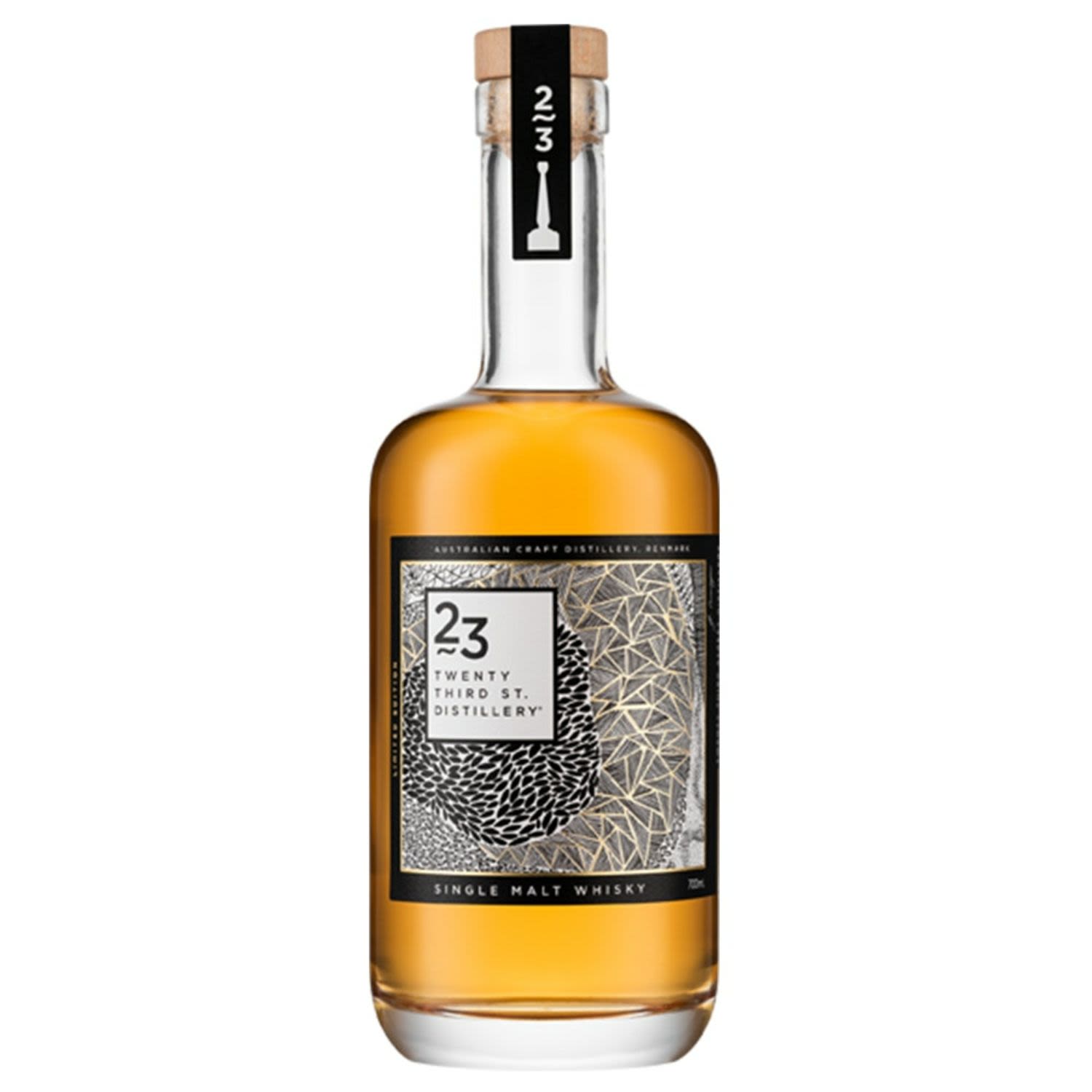 23rd Street Distillery Single Malt Whisky Bottle 700mL