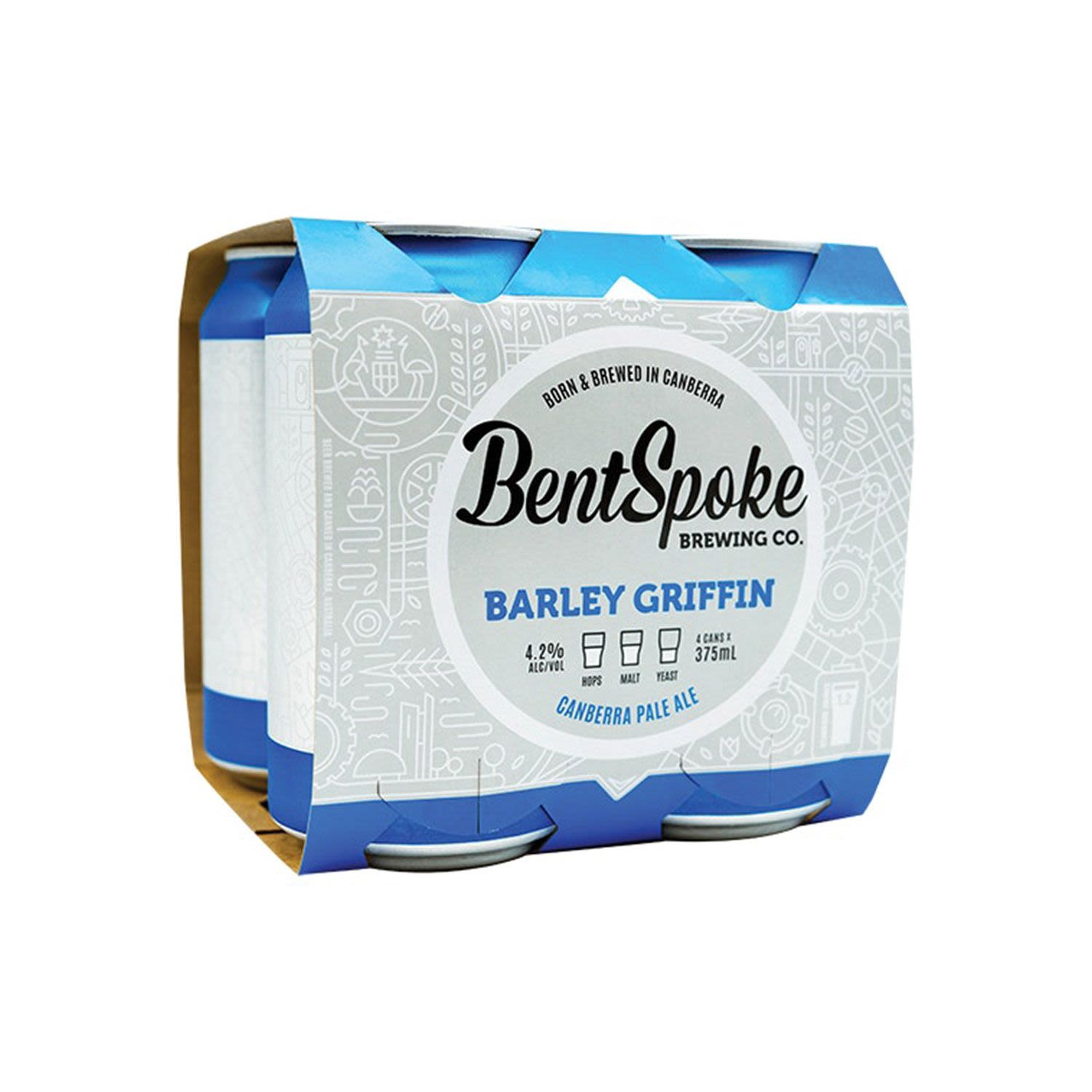 BentSpoke Barley Griffin Pale Ale 375mL 4 Pack