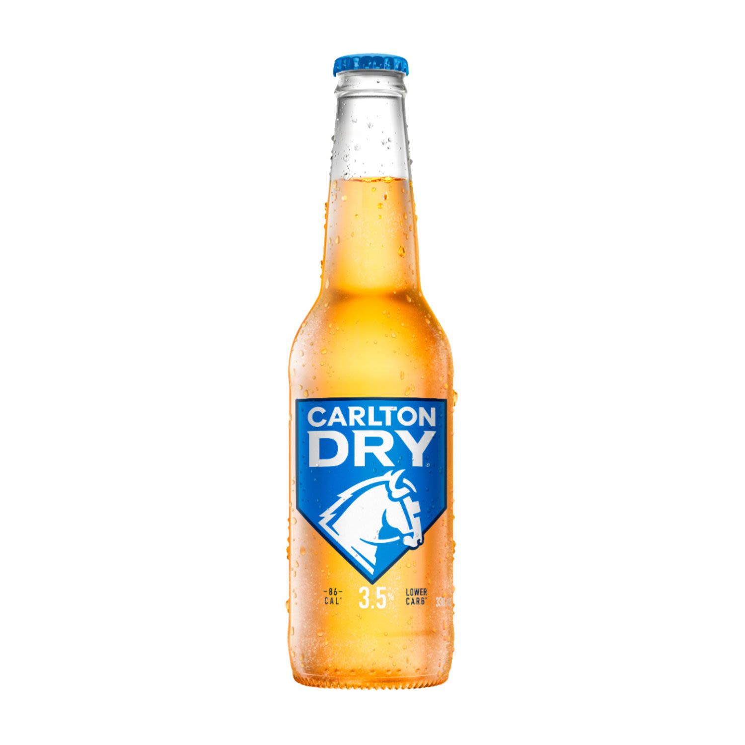 Carlton Dry Mid 3.5% Bottle 330mL 24 Pack