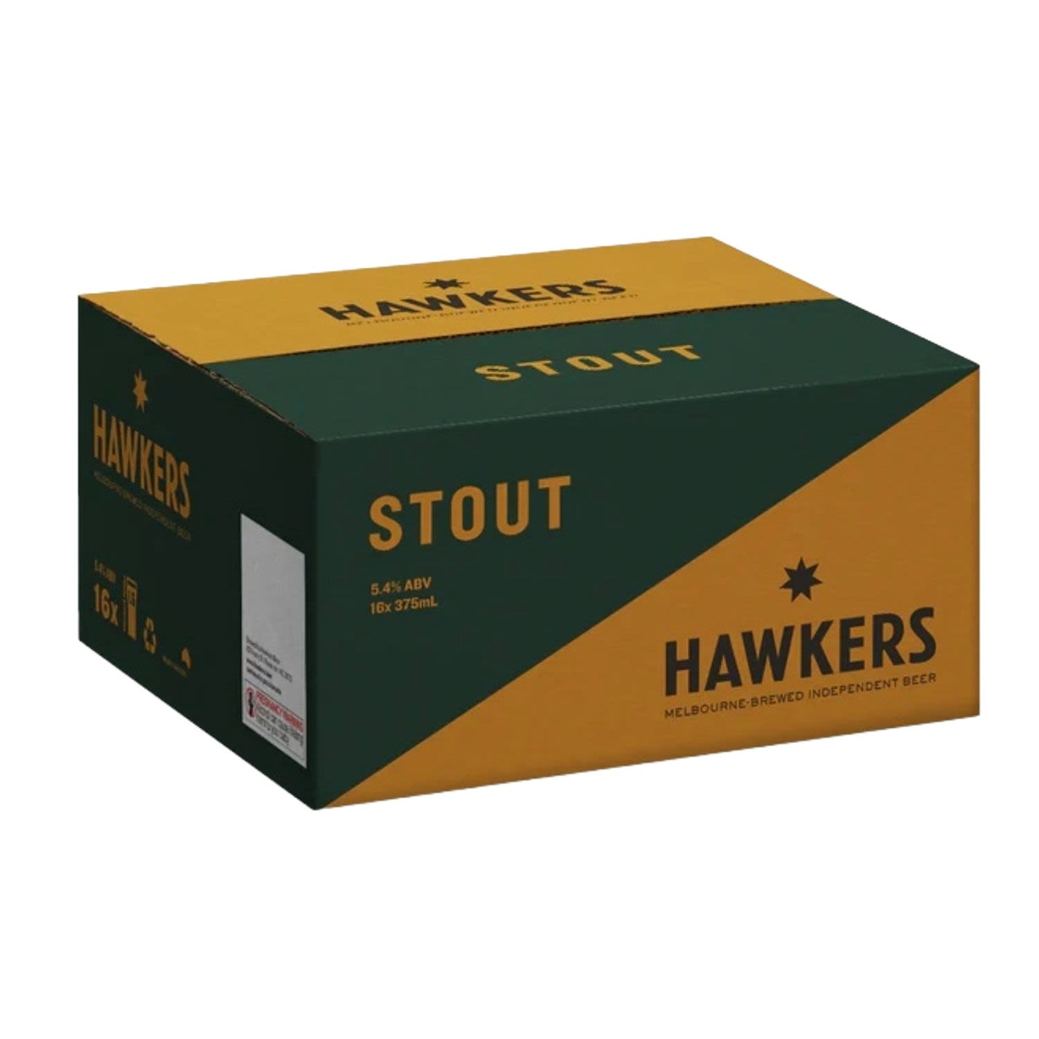 Hawkers Stout Can 375mL 16 Pack