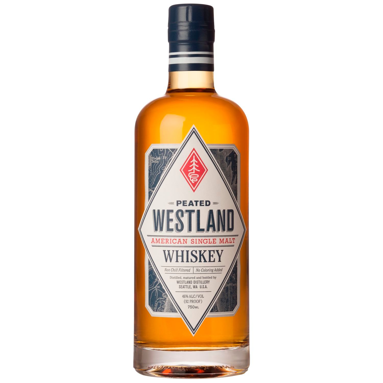 Westland Peated American Single Malt 700mL Bottle