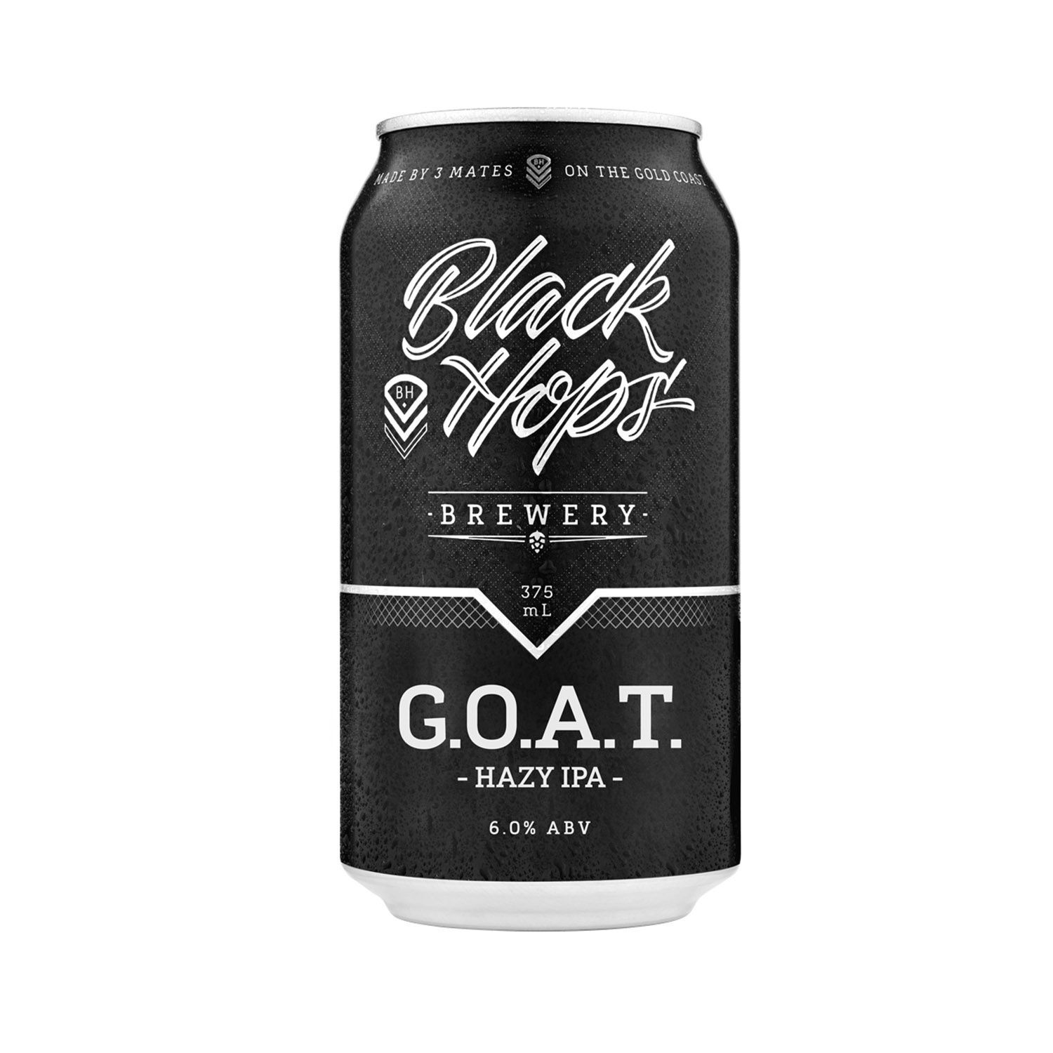 Black Hops G.O.A.T Hazy IPA Can 375mL 4 Pack