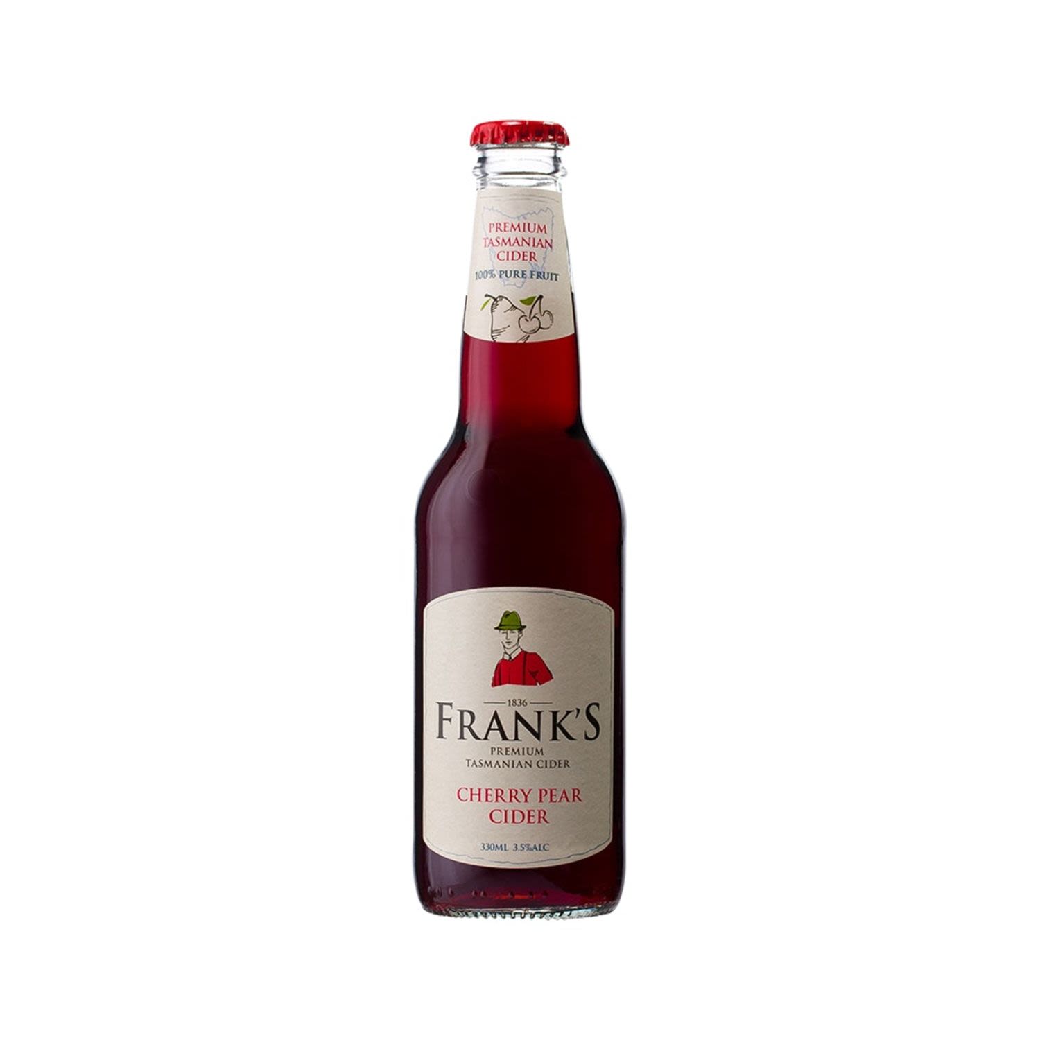 Frank's Summer Cherry & Pear Cider Bottle 330mL