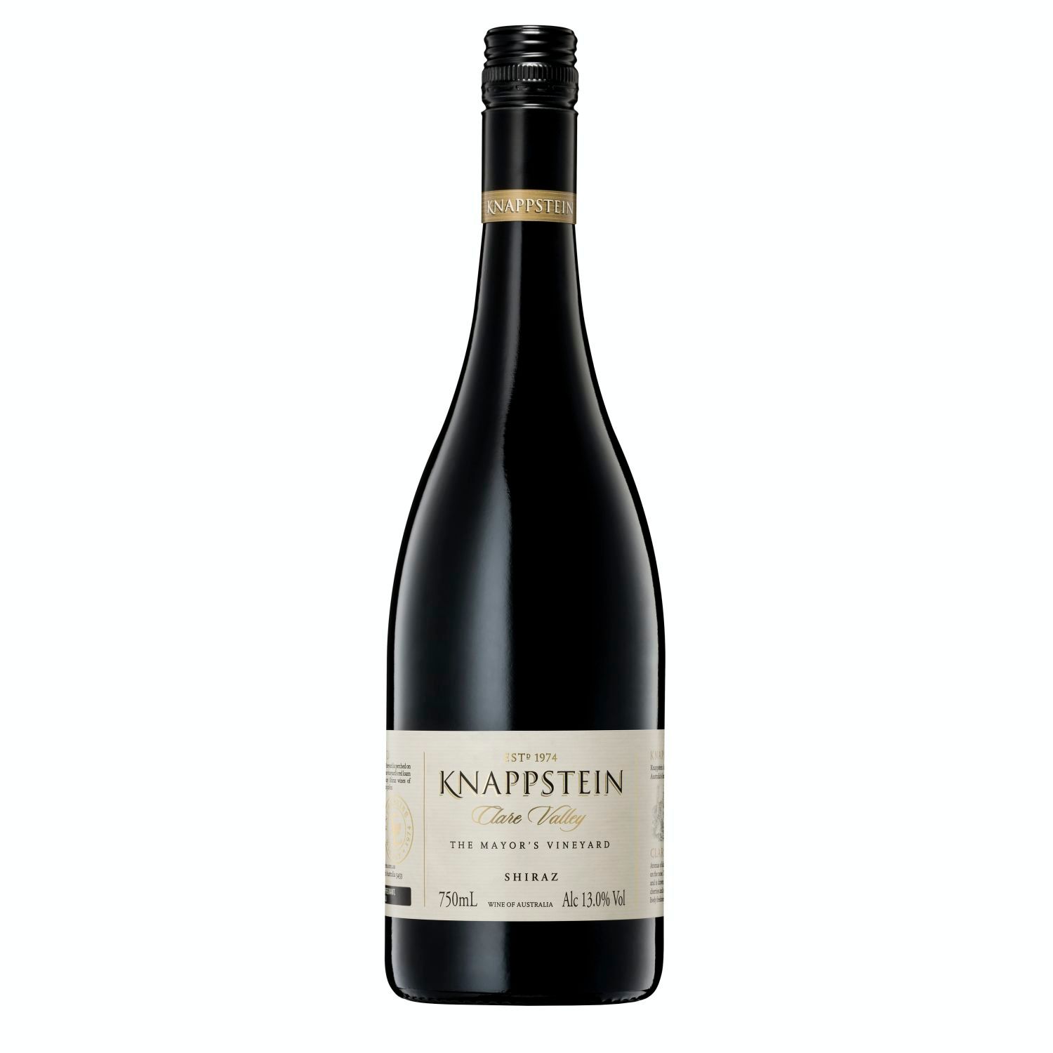 Knappstein The Mayor's Vineyard Shiraz 750mL Bottle