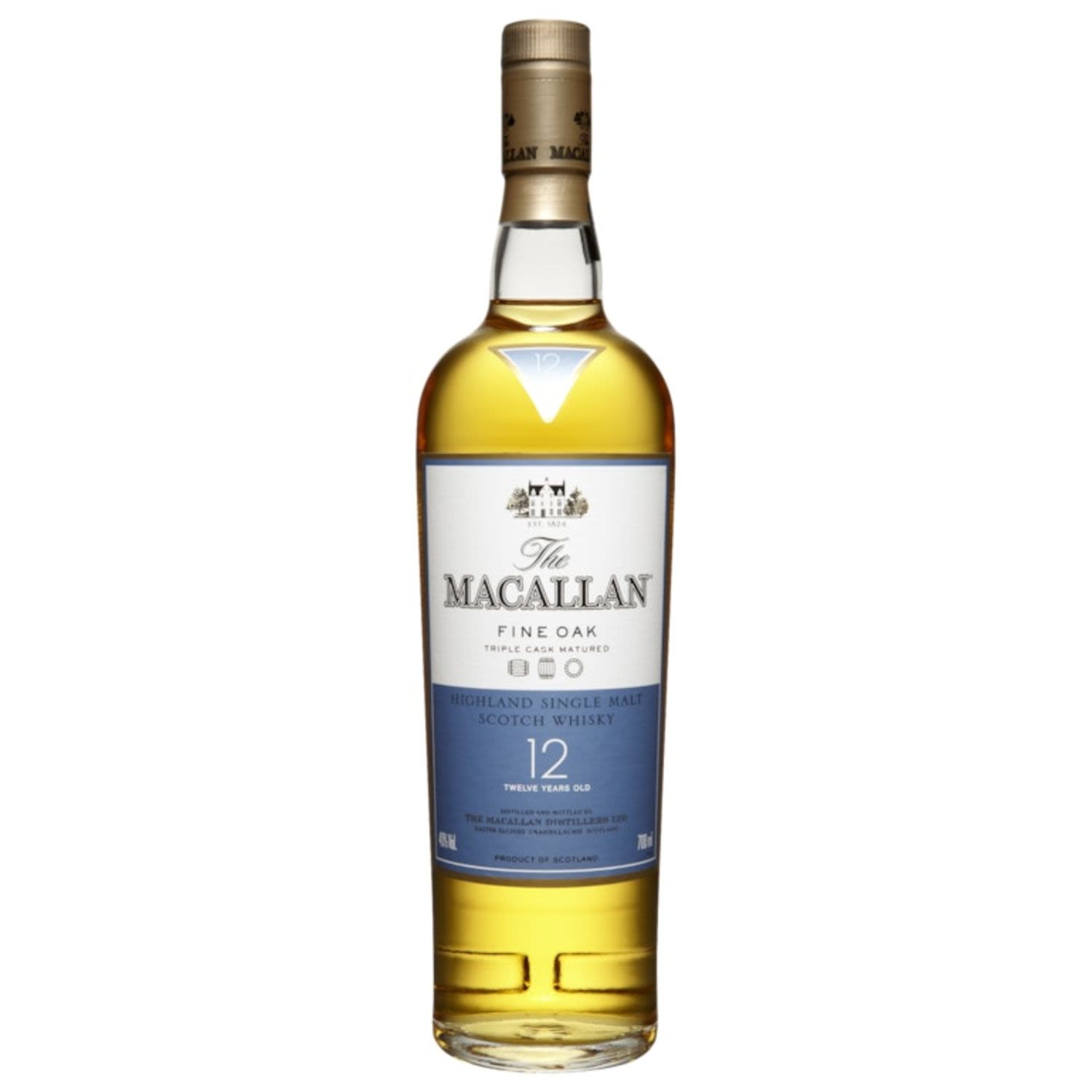 The Macallan 12 Year Old Triple Cask Matured Single Malt Scotch Whisky 700mL Bottle