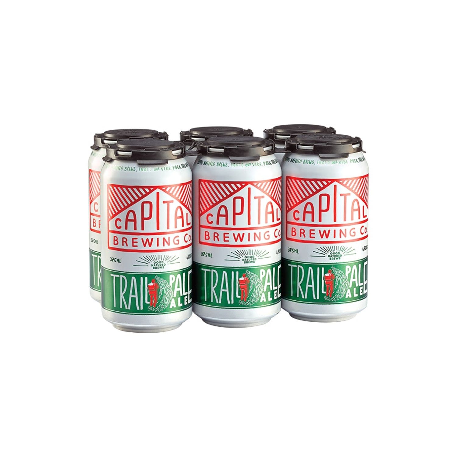 Capital Brewing Co Trail Pale Ale Can 375mL 6 Pack