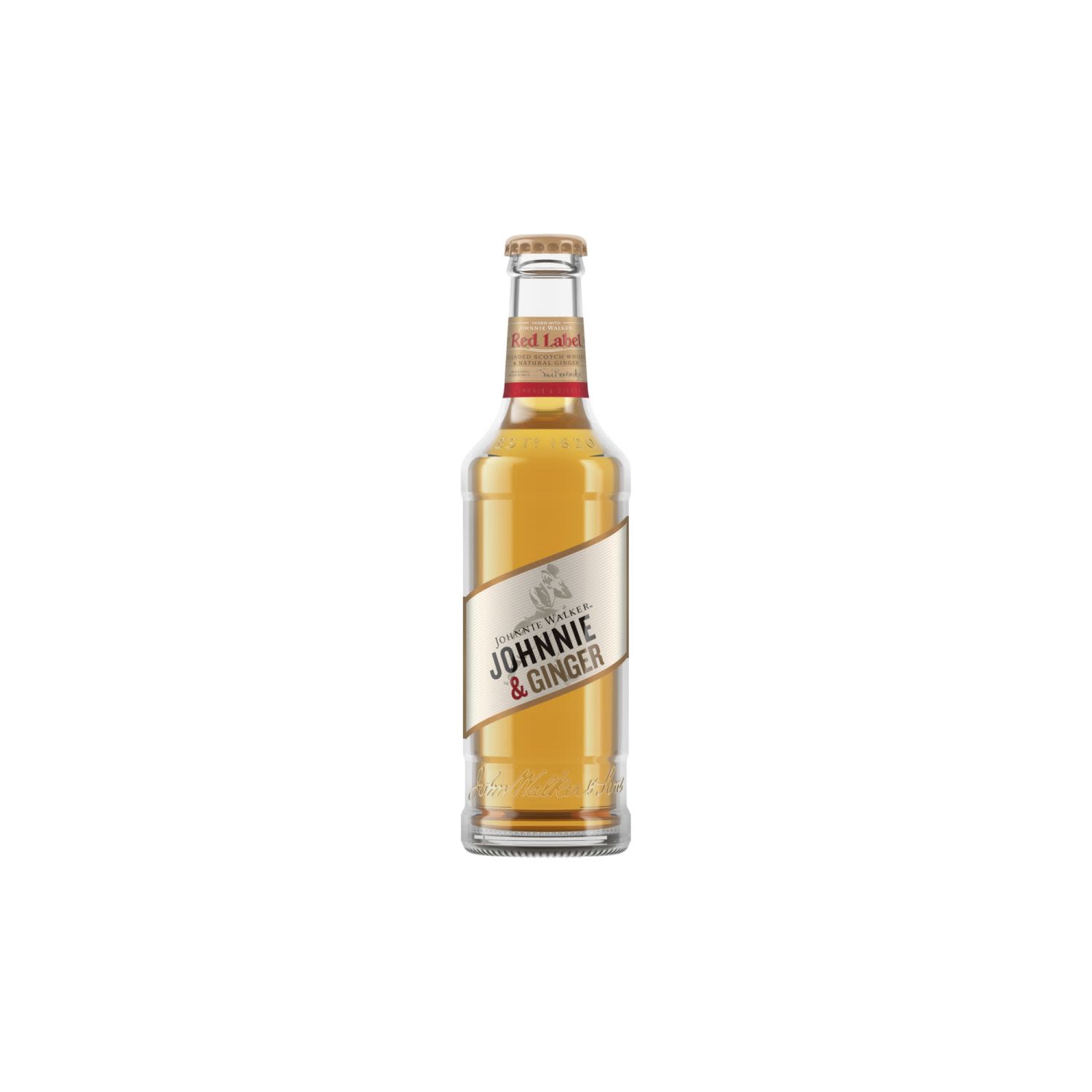 Johnnie Walker and Ginger 345mL 4 Pack