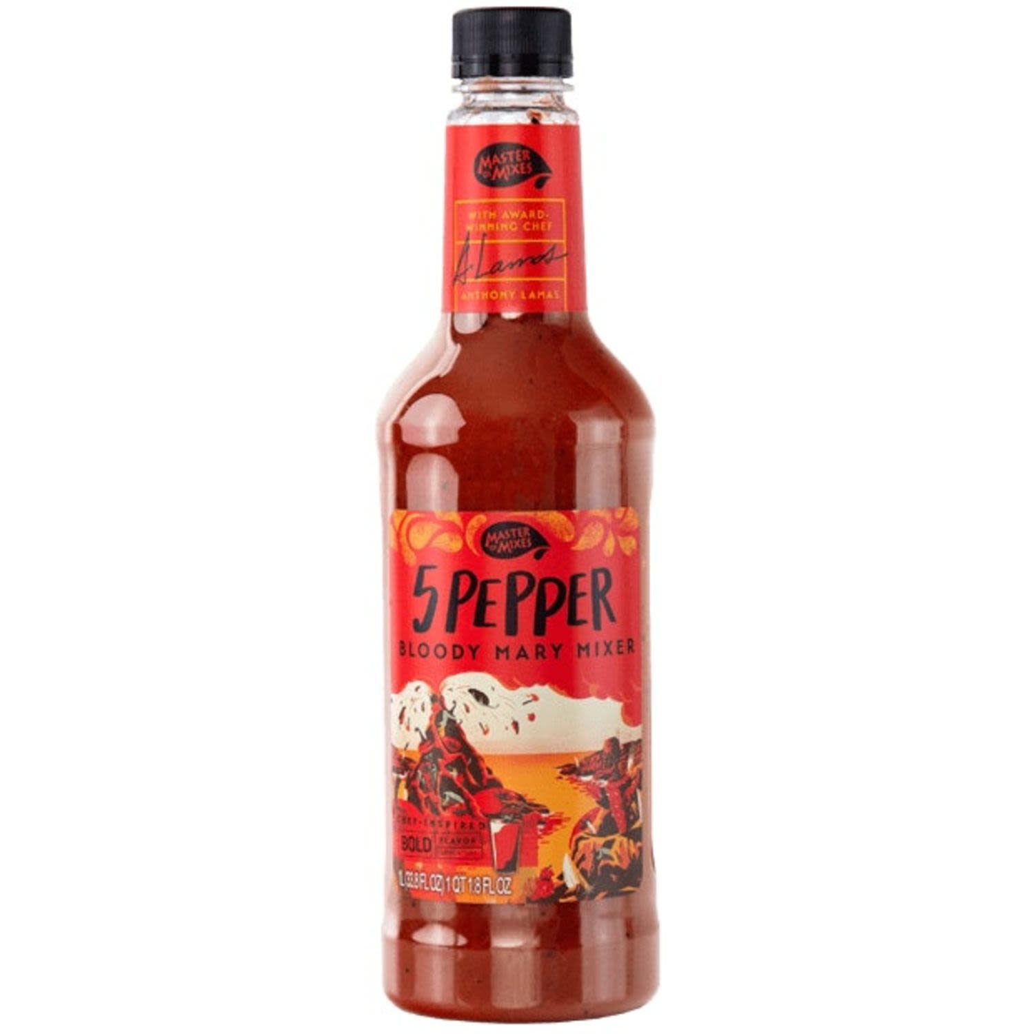 Master Of Mixes 5 Pepper Bloody Mary Mix 1L Bottle