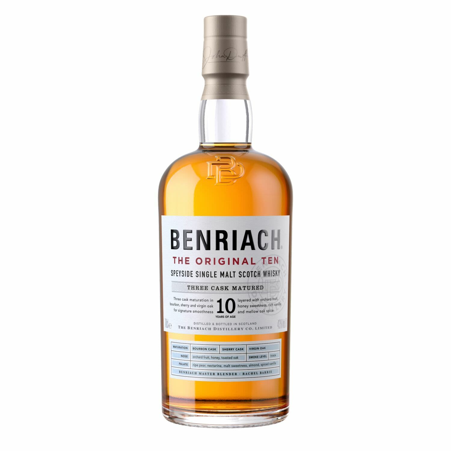 Benriach 10YO Single Malt Scotch Whisky 700mL Bottle