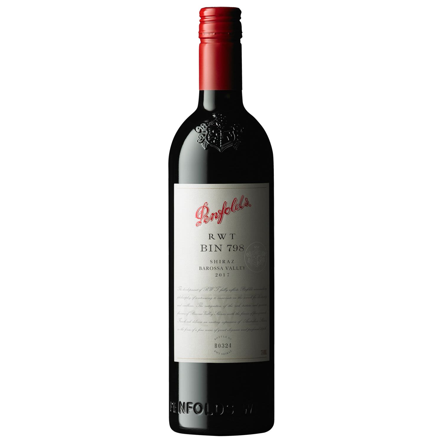 Penfolds RWT Barossa Valley Shiraz750mL Bottle