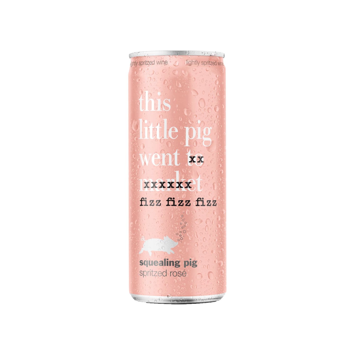 Squealing Pig Spritzed Rose Can 250mL 24 Pack
