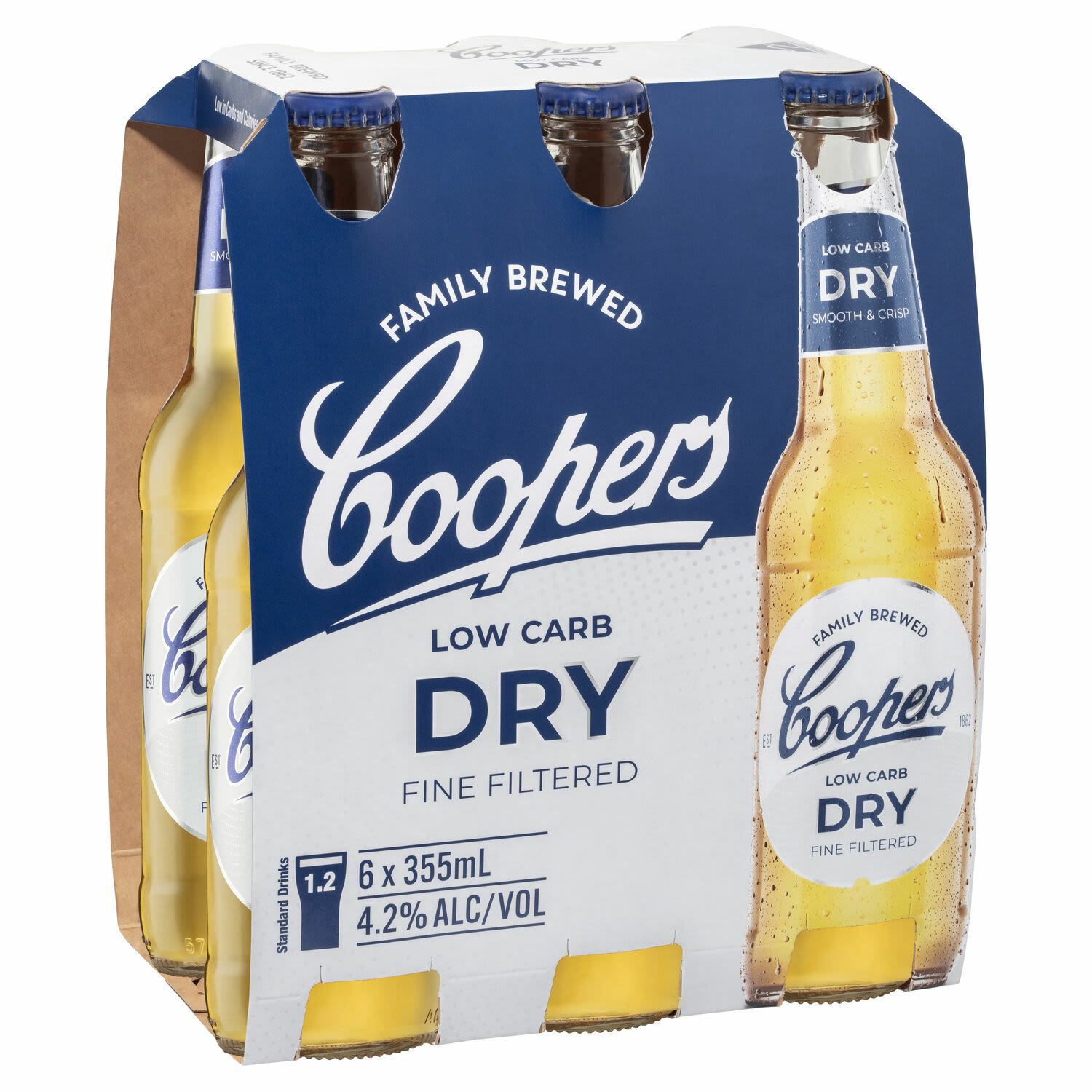 Coopers Dry Bottle 355mL 6 Pack