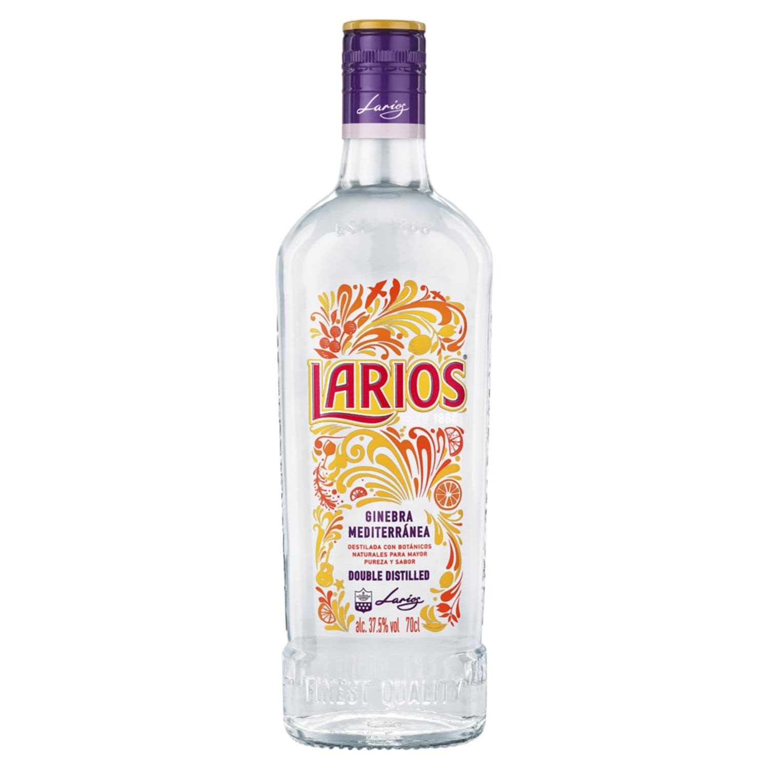 Larios Dry Gin 37.5% 700mL Bottle