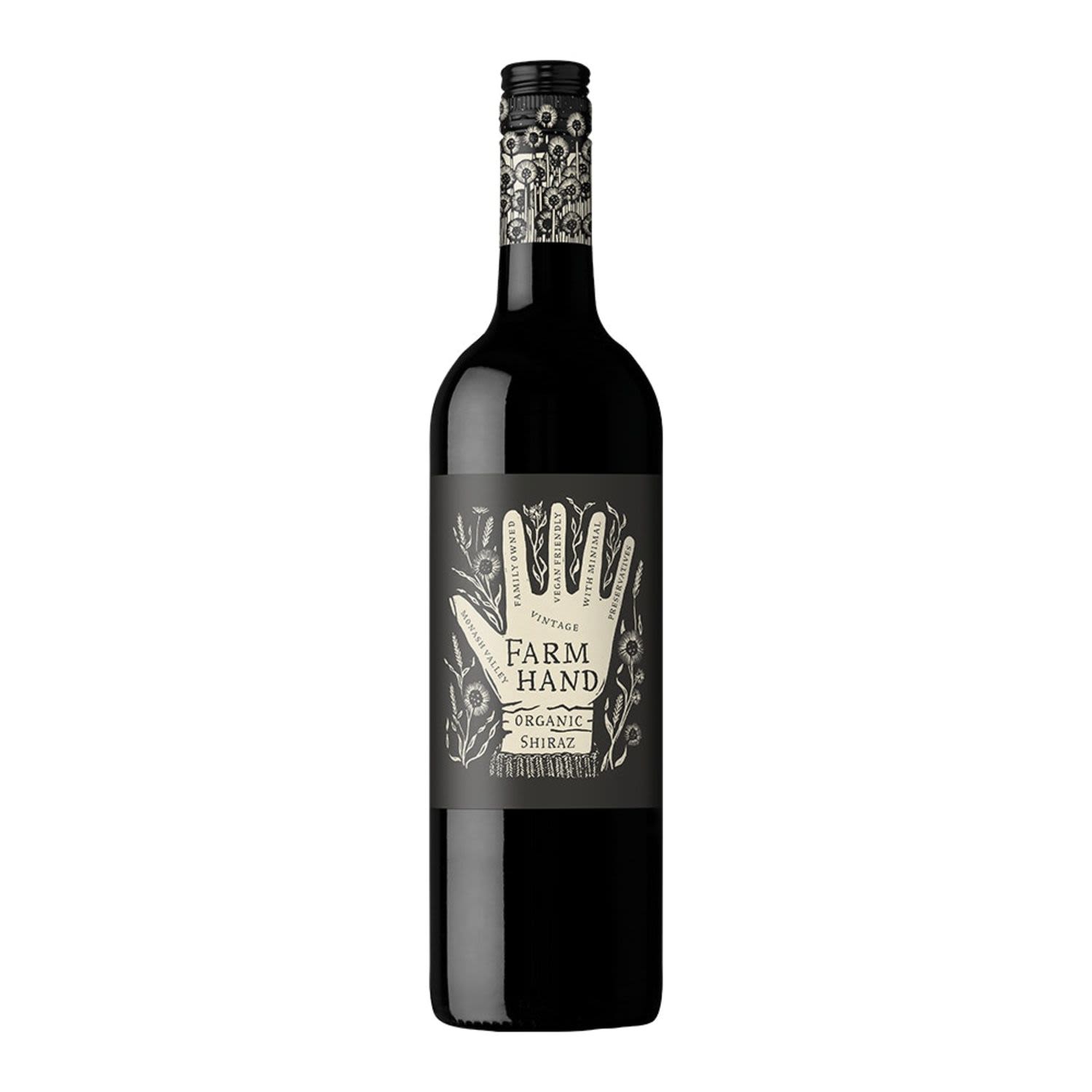 Farm Hand Farm Hand Organic Shiraz 750mL Bottle, 750 Millilitre 