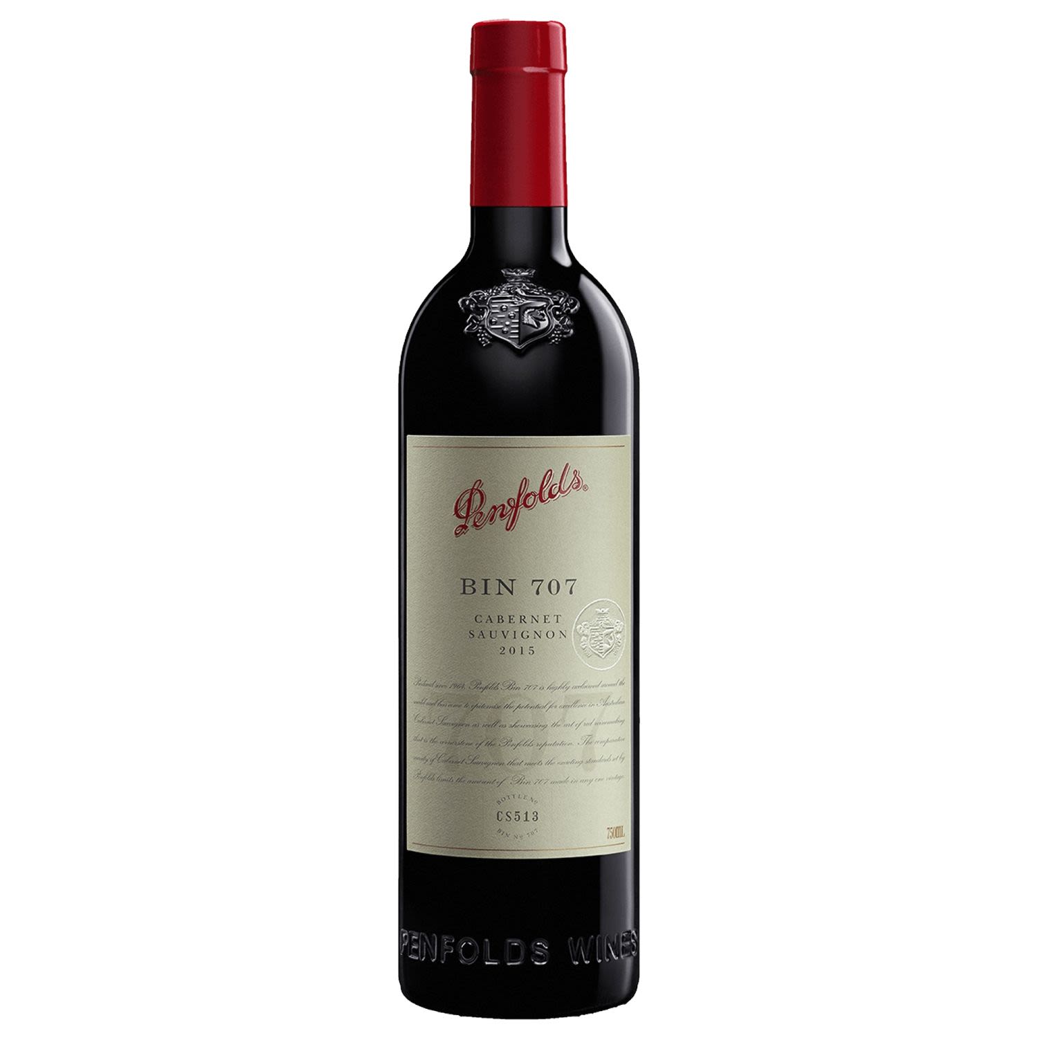 Penfolds Bin 707 Cabernet Sauvignon750mL Bottle