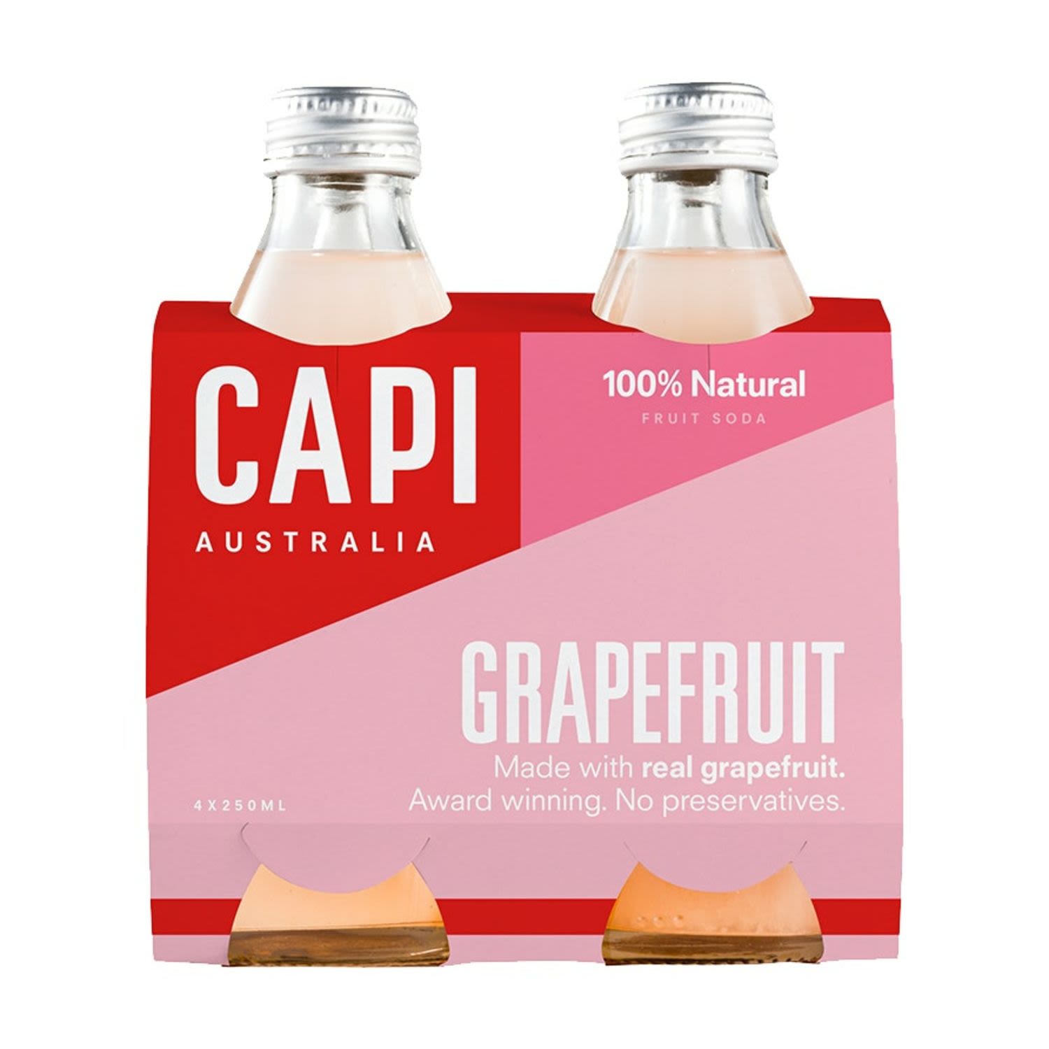 Capi Grapefruit Bottle 250mL 4 Pack