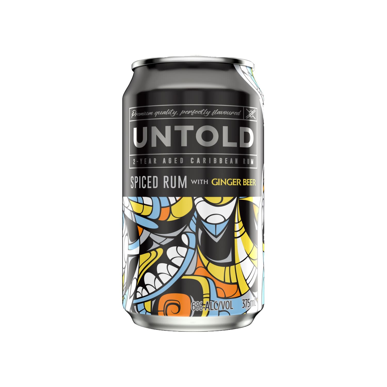 Untold Spiced Rum and Ginger Beer Can 375mL