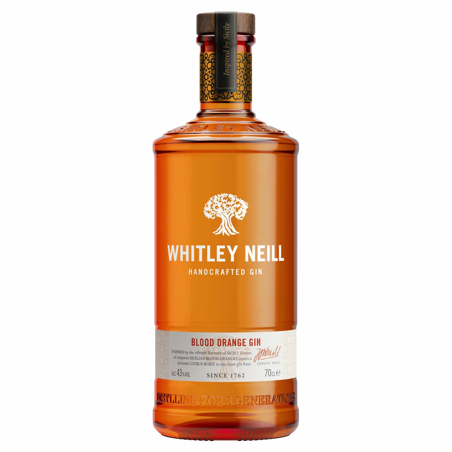 Whitley Neill Blood Orange Gin 700mL Bottle