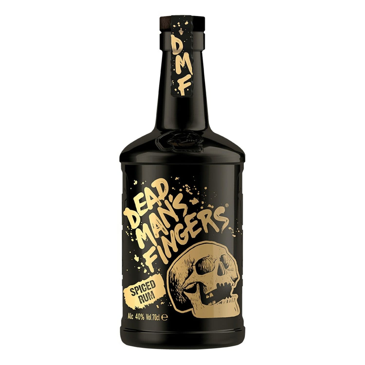 This Spiced Rum from Dead Man's Fingers is also suitable for Vegans. Where a blended rum meets exotic spices to create a unique and distinctive flavour profile. Those familiar with Saffron cake will certainly find a hint of that alongside notes of Pedro Ximénez Ice cream. Next comes a whisper of creamy caramel followed by vanilla, cinnamon, nutmeg and of course, those subtly sweet undertones of orange. Some have even found notes of pineapple, dried raisins and a pinch of black pepper – but we think they’re just showing off.<br /> <br />Alcohol Volume: 40.00%<br /><br />Pack Format: Bottle<br /><br />Standard Drinks: 22.1<br /><br />Pack Type: Bottle<br /><br />Country of Origin: United Kingdom<br />