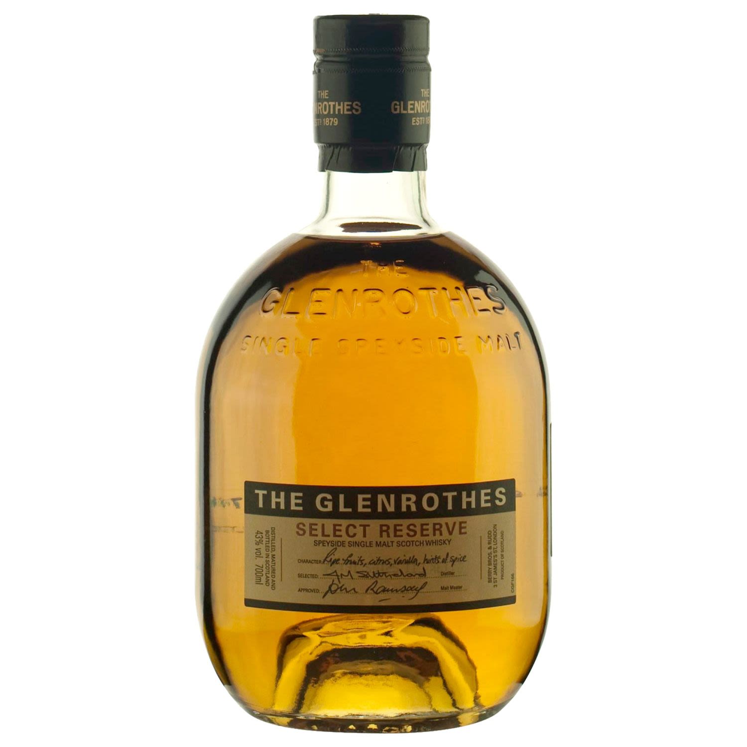 The Glenrothes Select Reserve Scotch Whisky 700mL Bottle