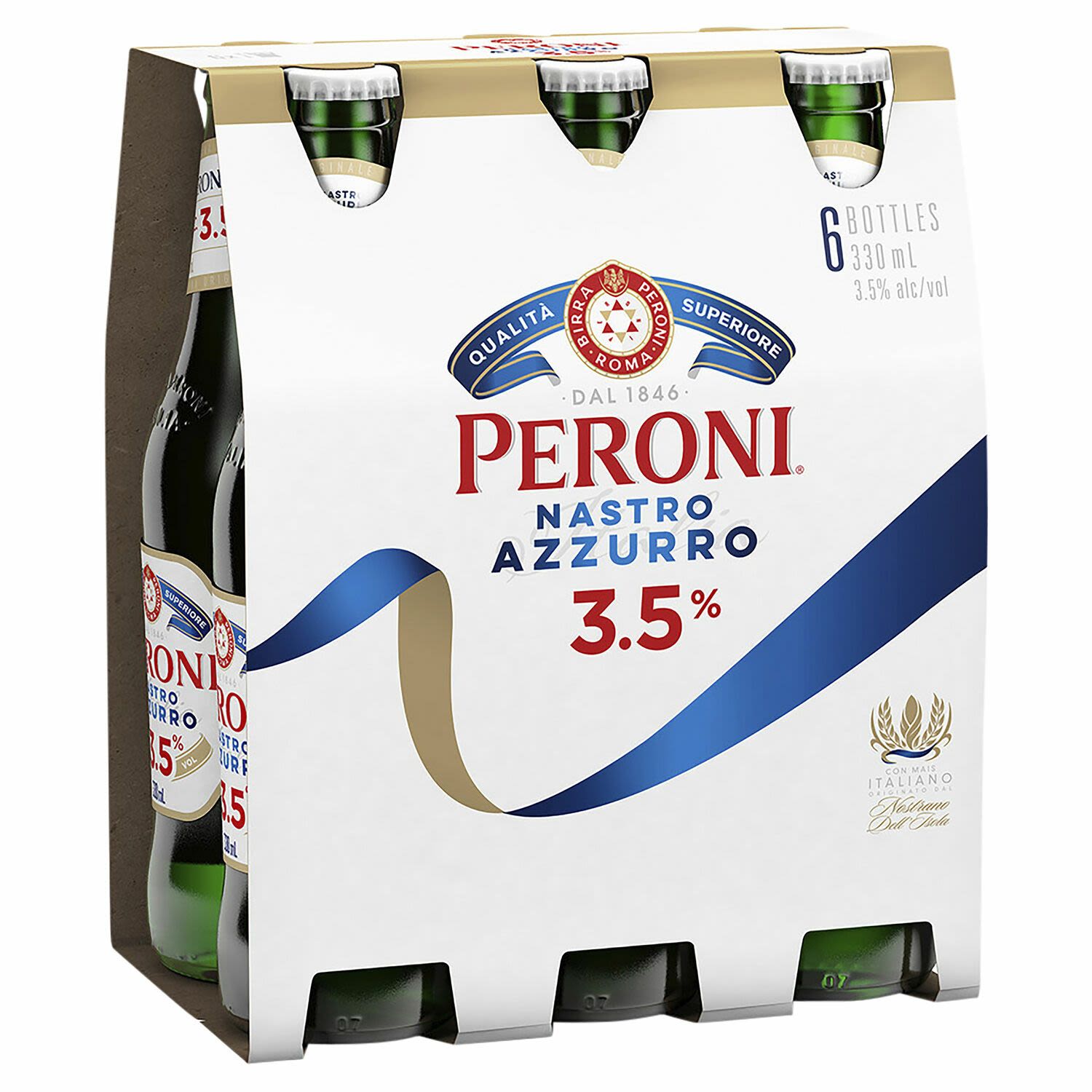 Peroni Leggera Bottle 330mL 6 Pack