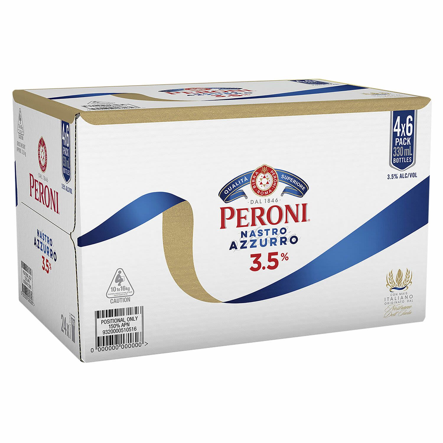 Peroni Leggera Bottle 330mL 24 Pack