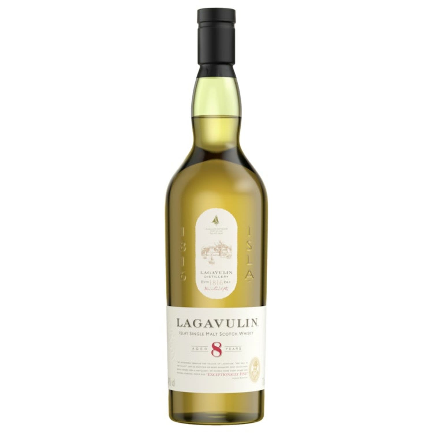Lagavulin 8 Year Old Single Malt Scotch Whisky 48% 700mL Bottle