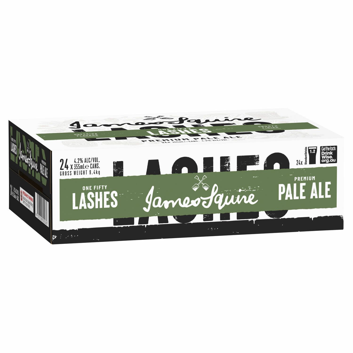 James Squire One Fifty Lashes Pale Ale Can 355mL 24 Pack