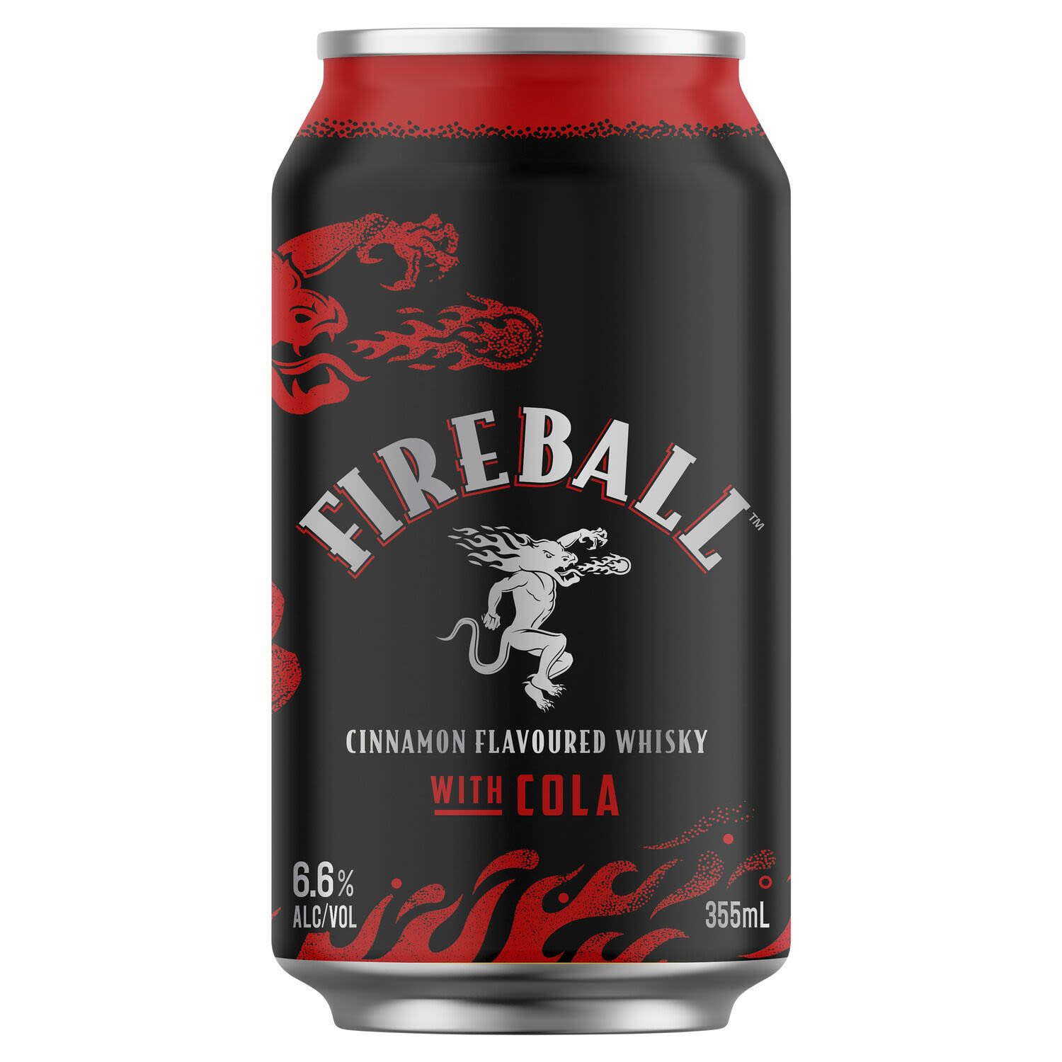 Fireball Cinnamon Whisky & Cola Can 355mL