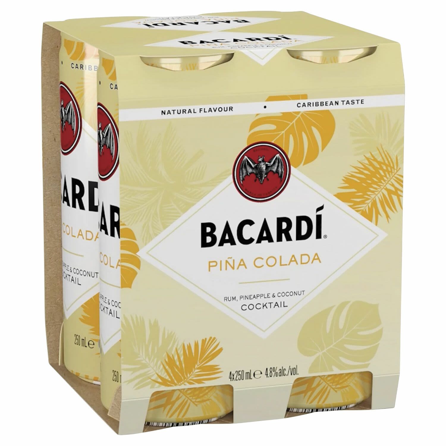 Bacardi Pina Colada Can 250mL 4 Pack