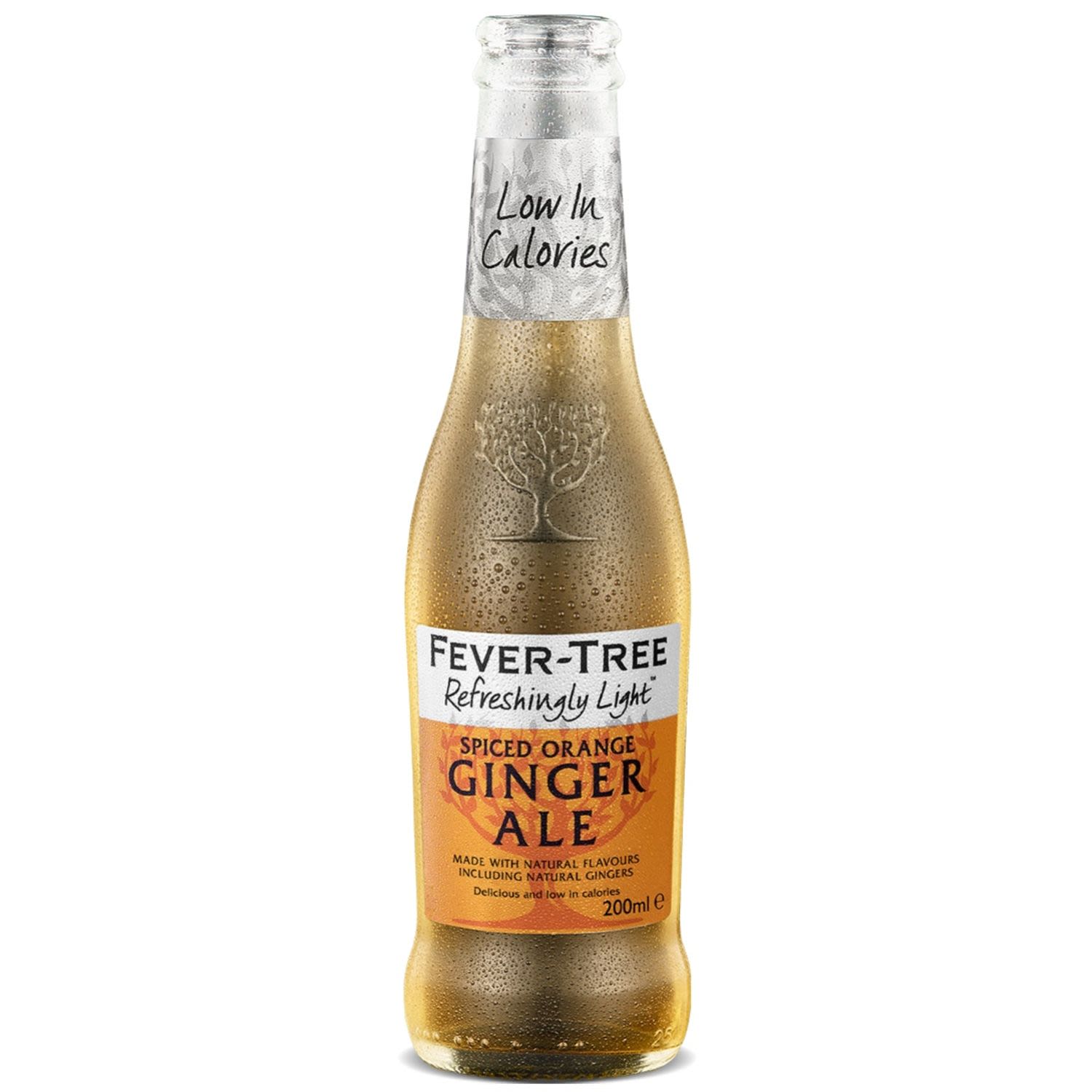 Fever Tree Spiced Orange Ginger Ale Bottle 200mL 4 Pack