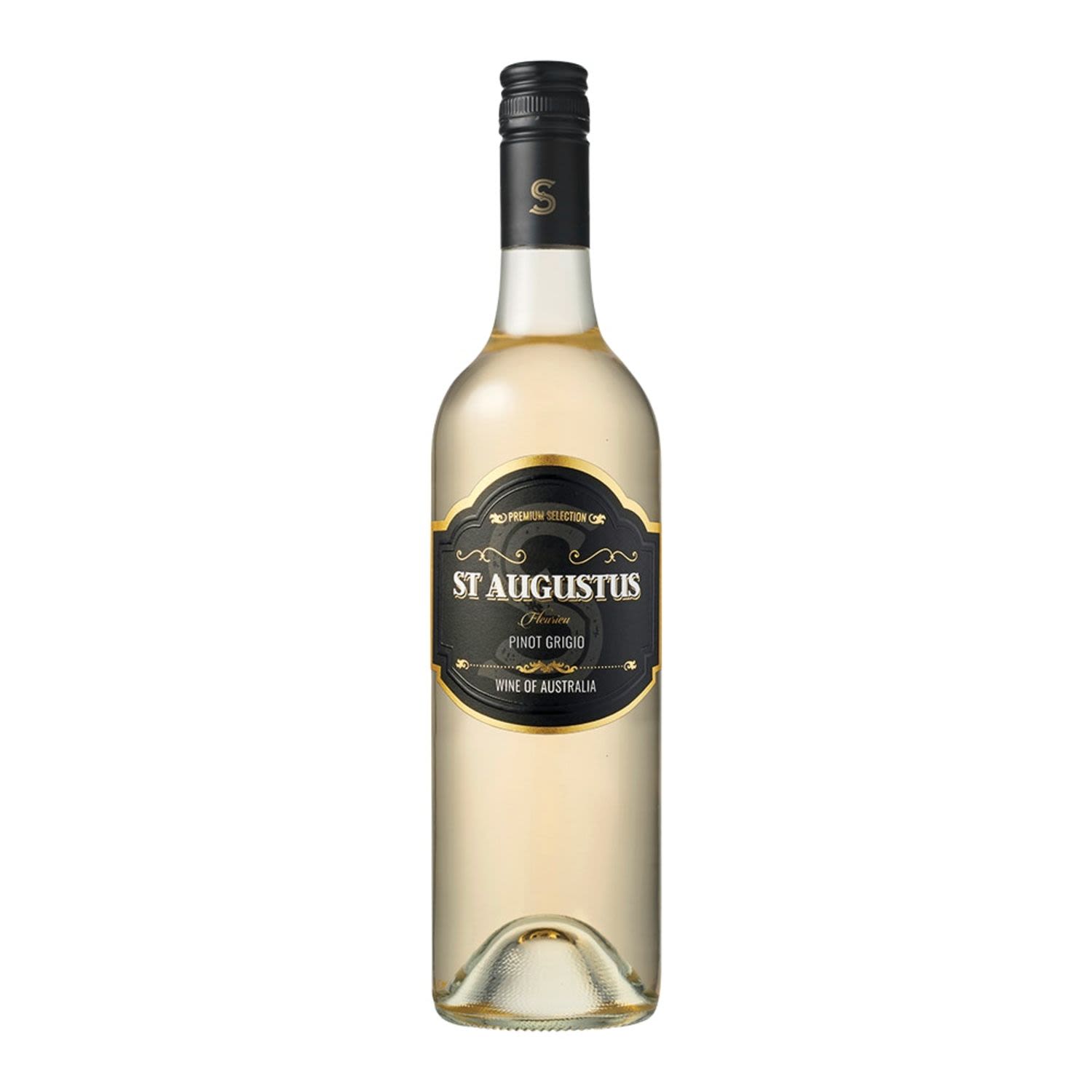 St Augustus Pinot Grigio is a delicious full flavoured white wine, with fragrant melon and citrus fruit and a long finish. Excellent with stir fry and sushi and sashimi dishes.<br /> <br />Alcohol Volume: 13.50%<br /><br />Pack Format: Bottle<br /><br />Standard Drinks: 8</br /><br />Pack Type: Bottle<br /><br />Country of Origin: Australia<br /><br />Region: Fleurieu<br /><br />Vintage: Vintages Vary<br />
