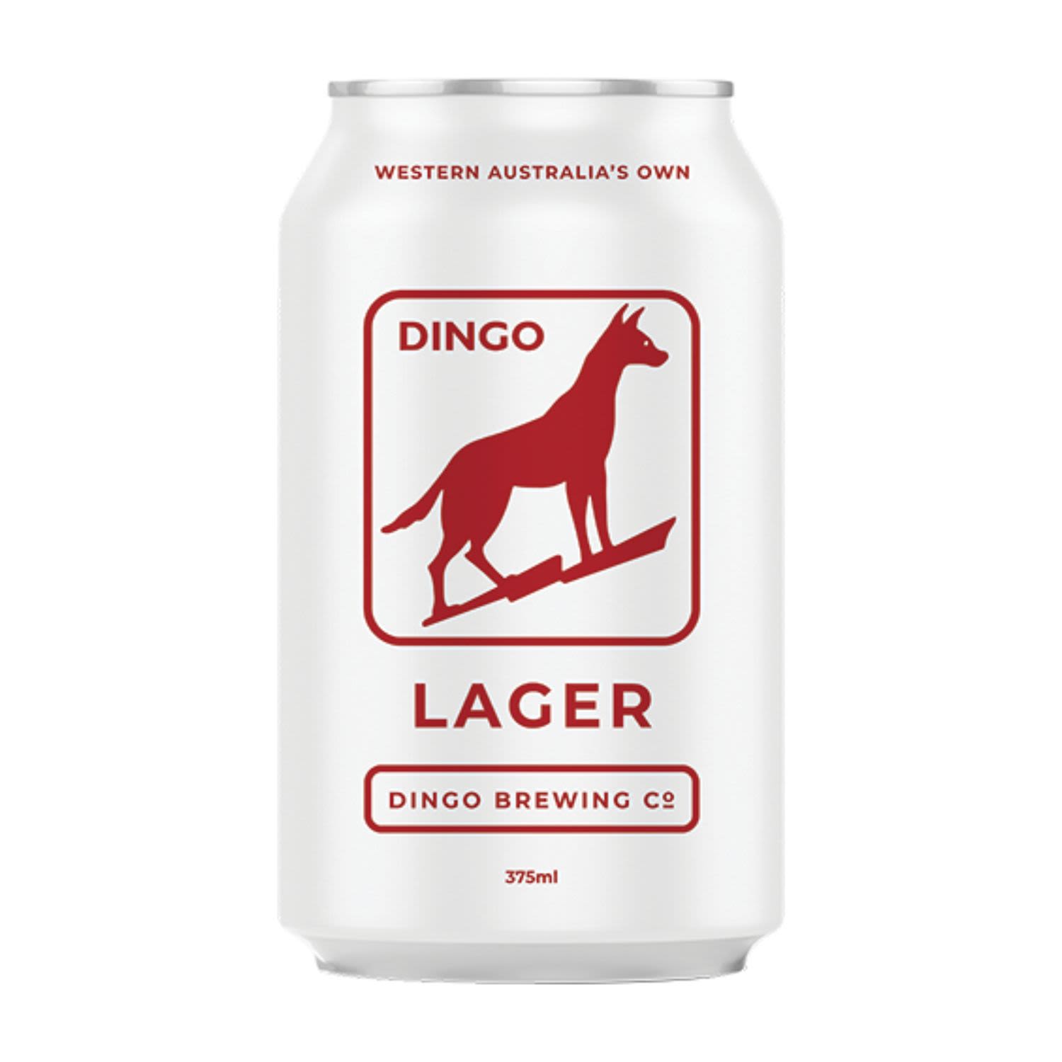 Dingo Lager Can 375mL 6 Pack