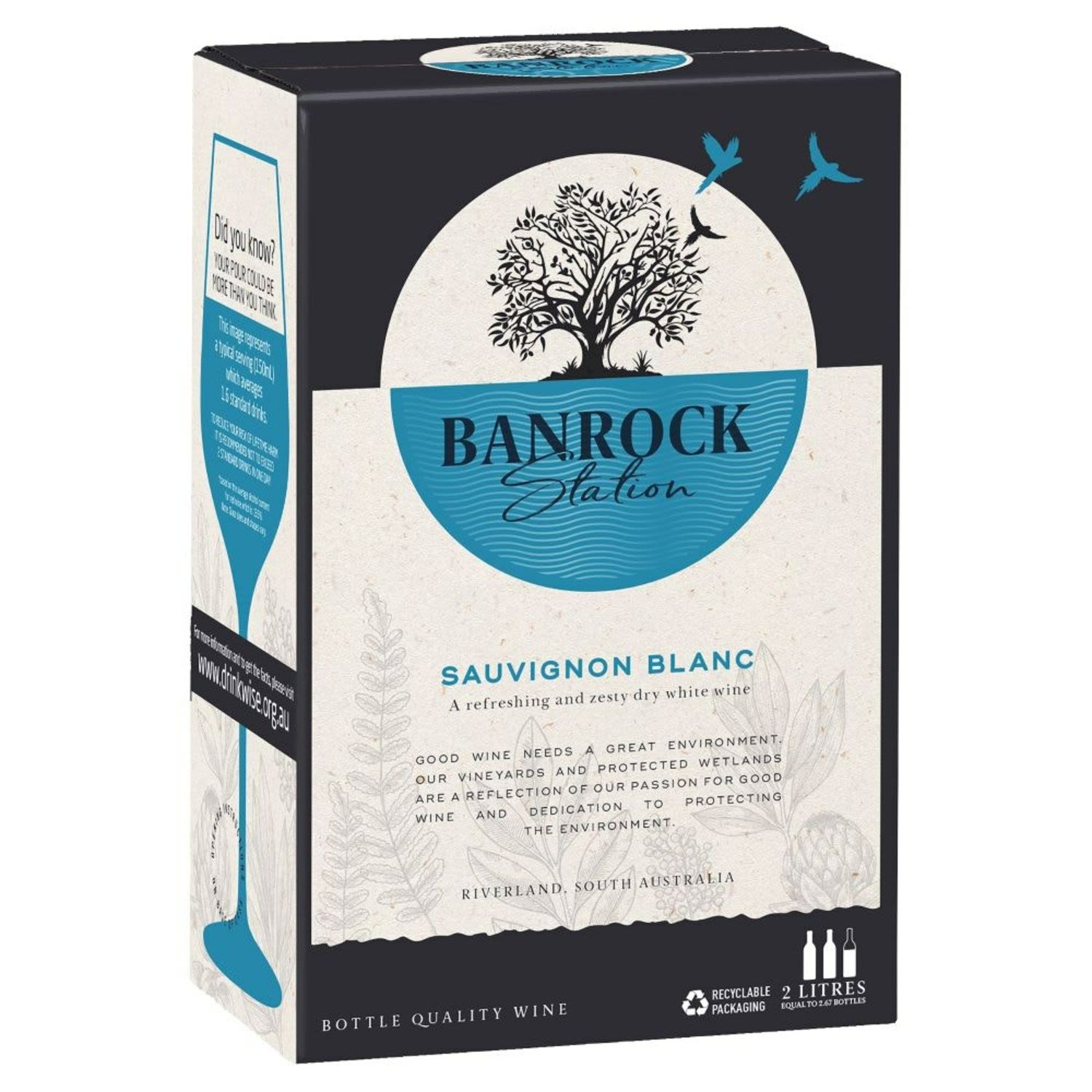 Banrock Station Sauvignon Blanc Cask 2L