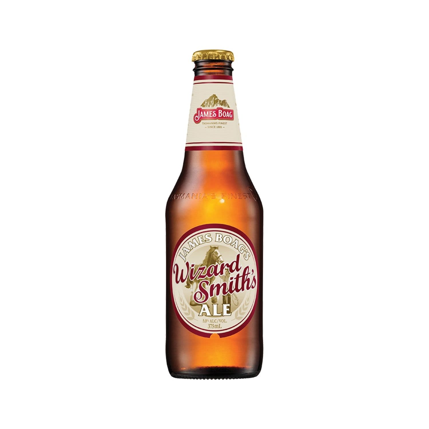 James Boag's Wizard Smiths Ale Bottle 375mL