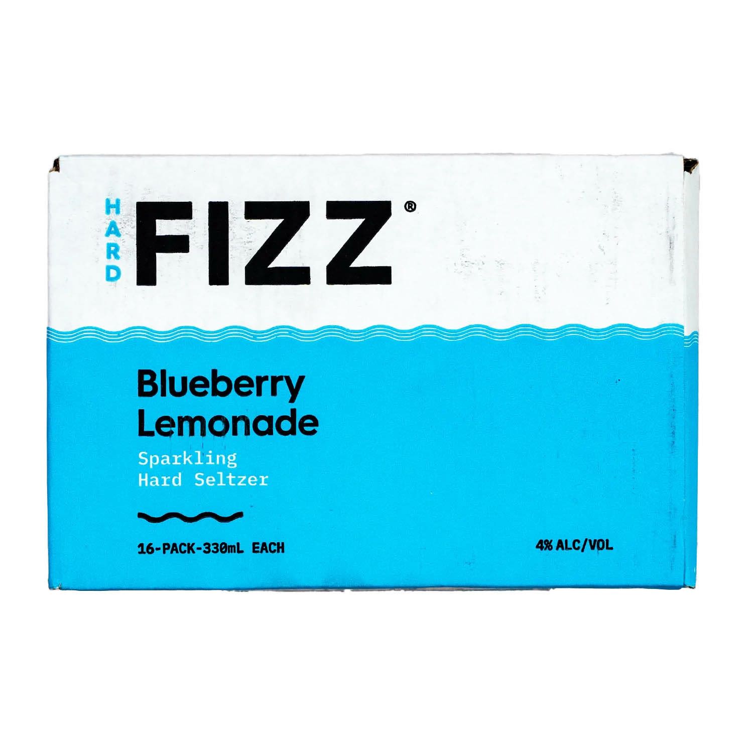 Hard Fizz Blueberry Lemonade Seltzer Can 330mL 16 Pack