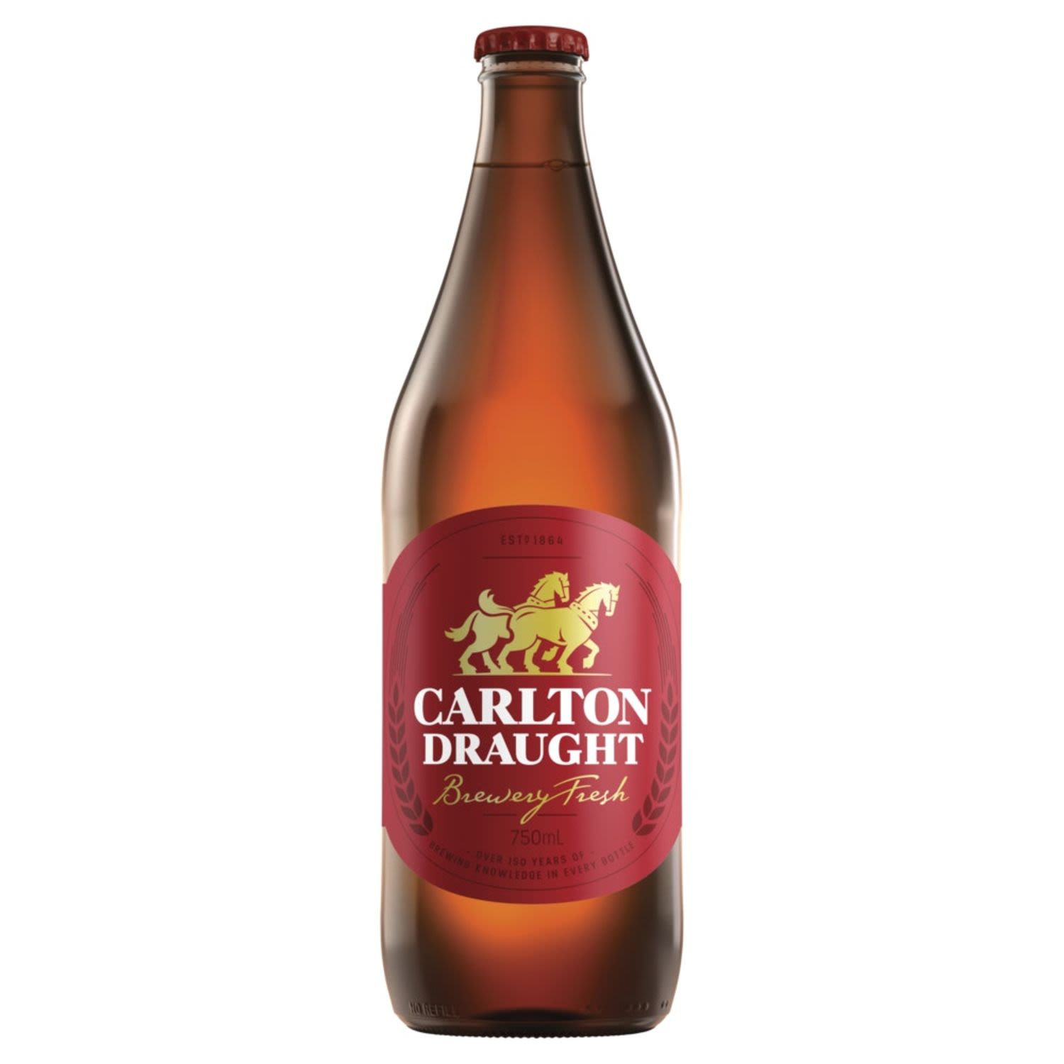 Carlton Draught Bottle 750mL