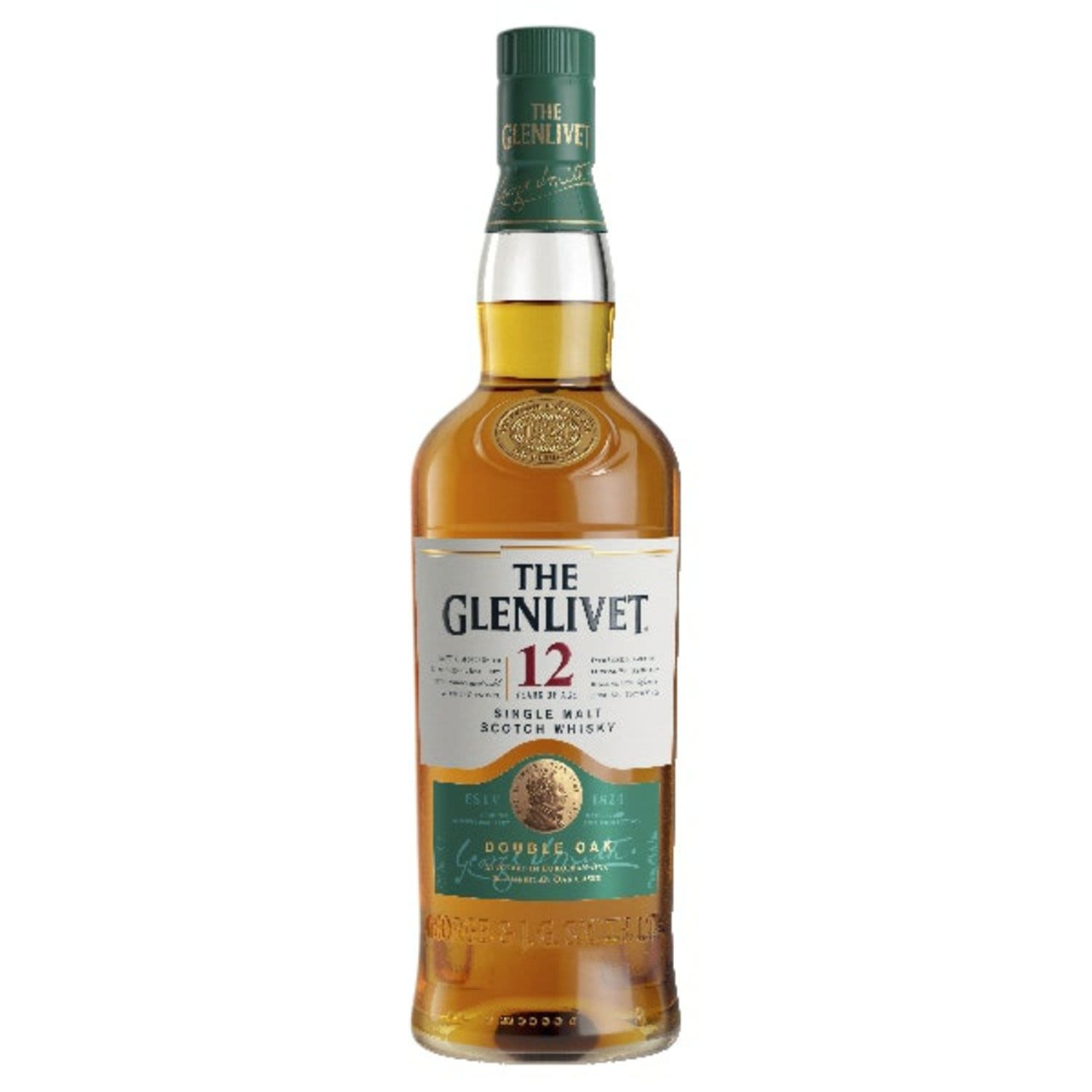 The Glenlivet 12 Year Old Single Malt Scotch Whisky 700mL Bottle